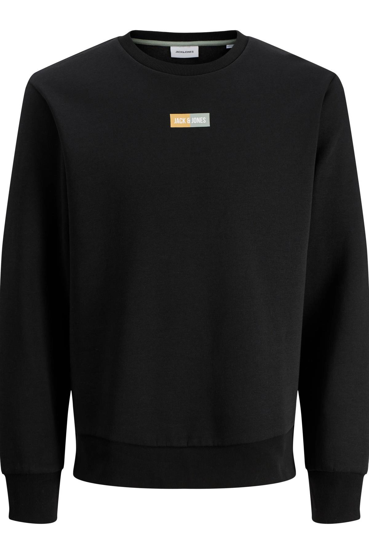 Jack & Jones JJPAN Erkek Bisiklet Yaka Sweatshirt Günlük Rahat 