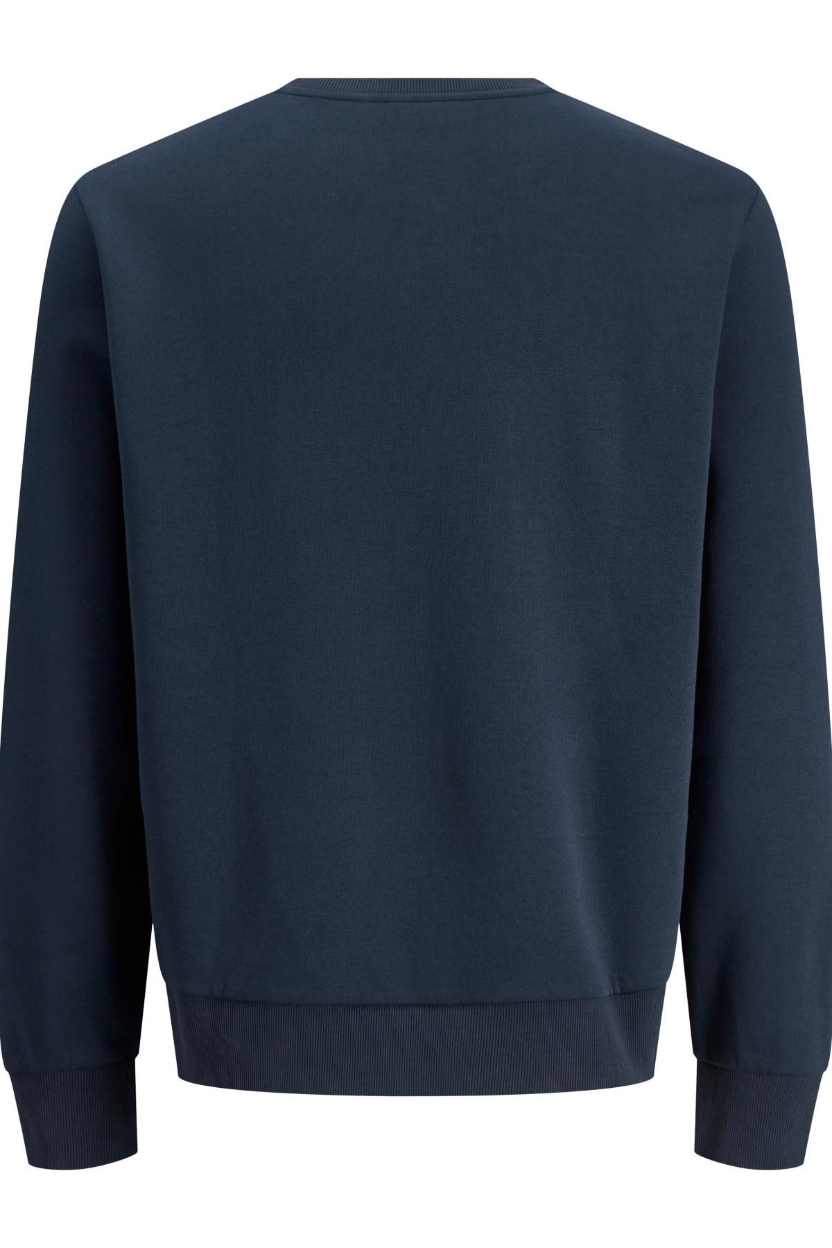 Jack & Jones JJPAN Erkek Bisiklet Yaka Sweatshirt Günlük Rahat 