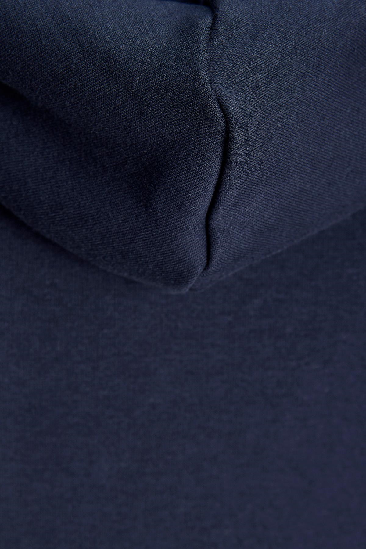 Jack & Jones JJRUSH Erkek Kapüşonlu Sweatshirt Rahat Günlük Pamuklu 