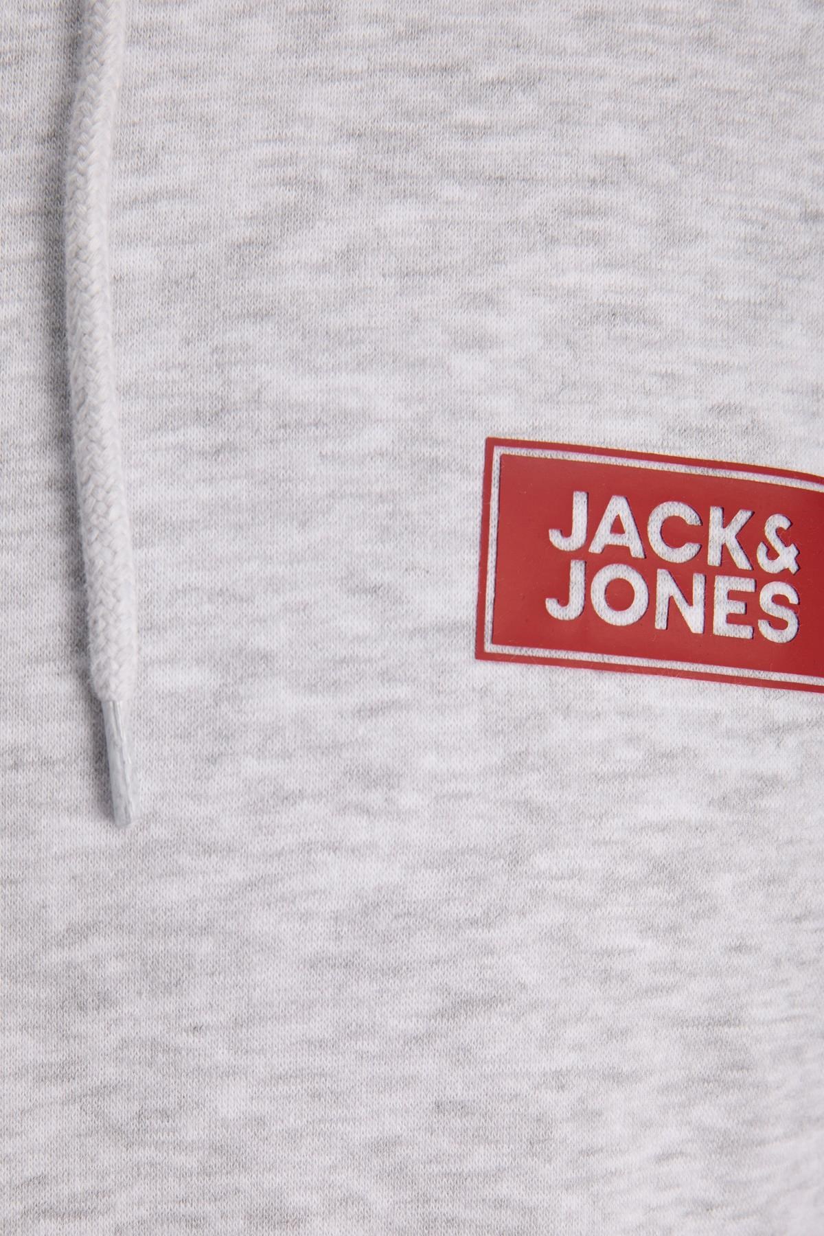 Jack & Jones JJRUSH Erkek Kapüşonlu Sweatshirt Rahat Günlük Pamuklu 