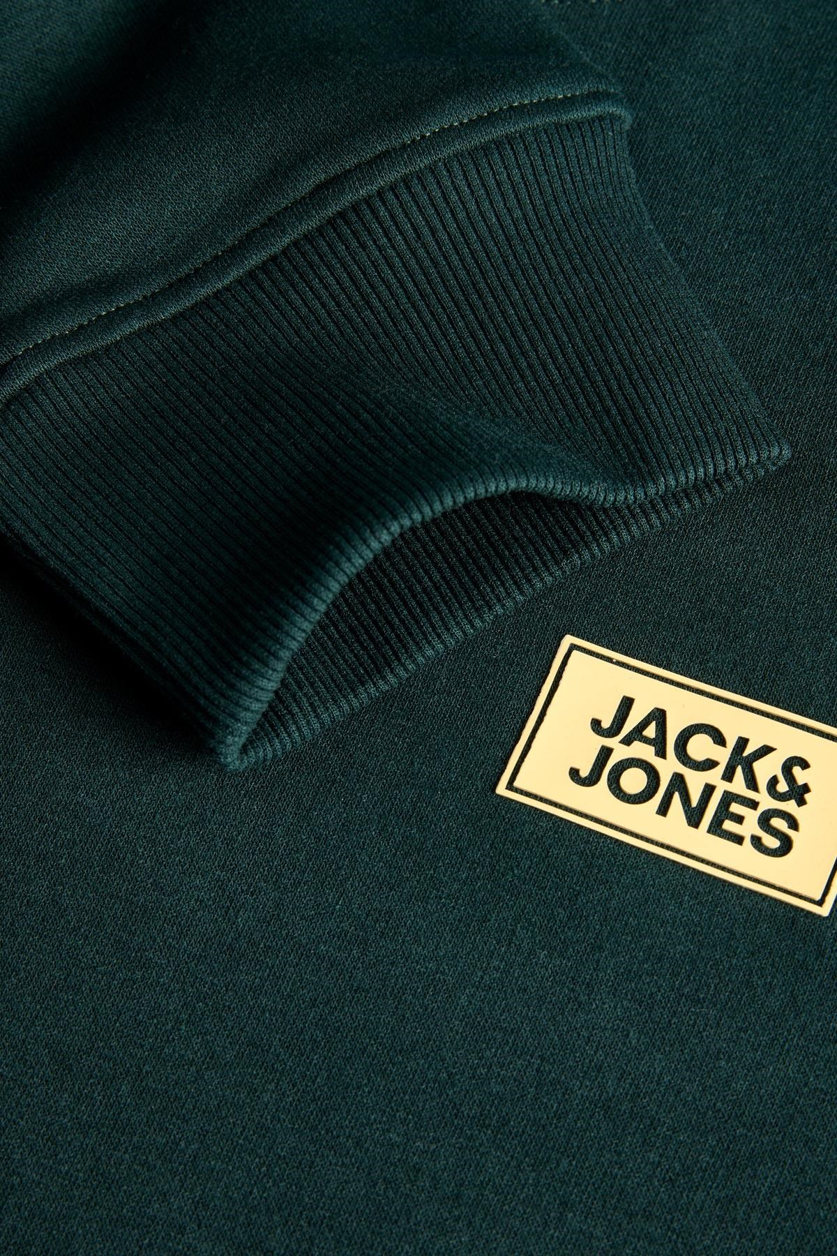 Jack & Jones JJRUSH Erkek Sweatshirt Bisiklet Yaka Rahat Günlük Pamuklu 