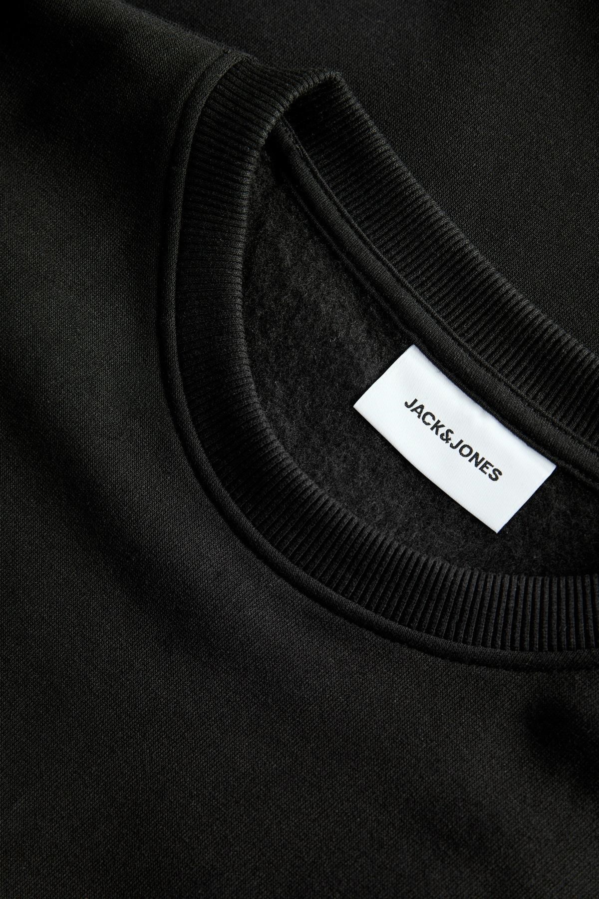 Jack & Jones JJRUSH Erkek Sweatshirt Bisiklet Yaka Rahat Günlük Pamuklu 