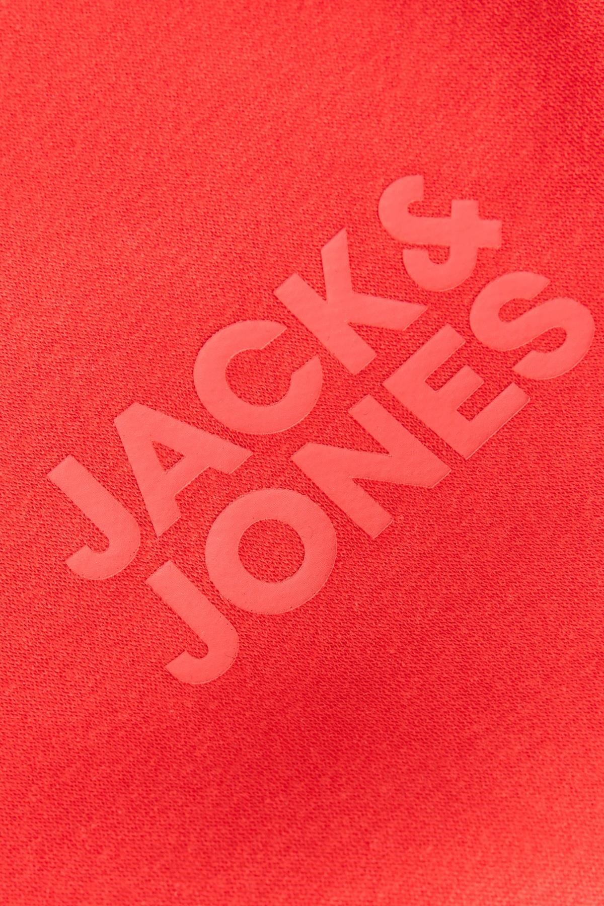Jack & Jones JORLOGO Erkek Bisiklet Yaka Logolu Sweatshirt Rahat Günlük 