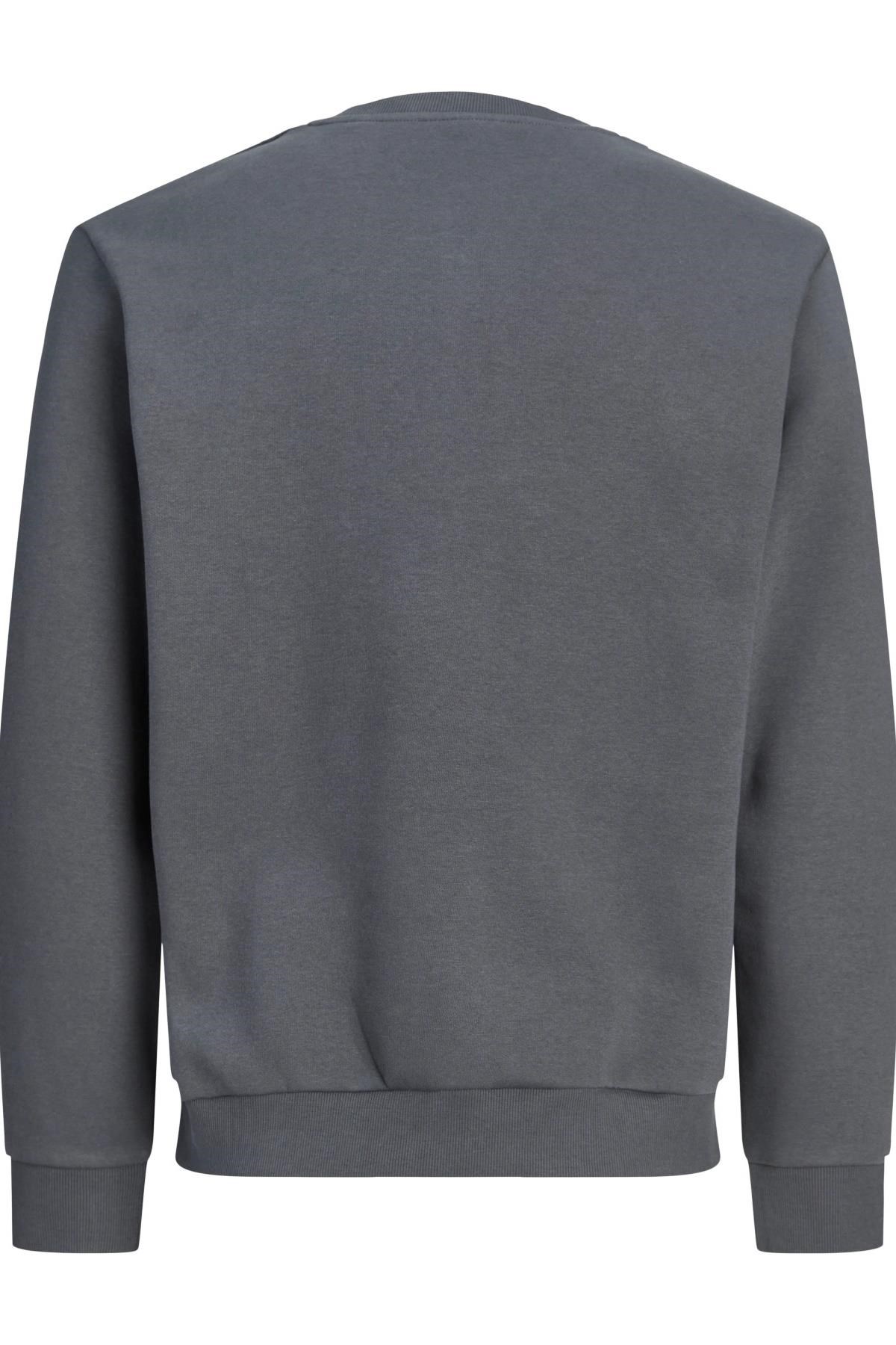 Jack & Jones JORLOGO Erkek Bisiklet Yaka Logolu Sweatshirt Rahat Günlük 
