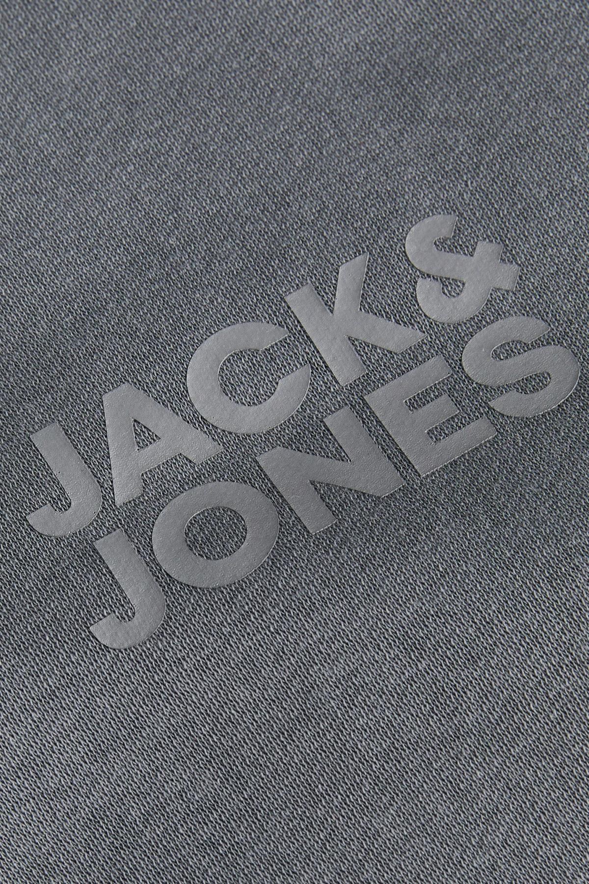 Jack & Jones JORLOGO Erkek Bisiklet Yaka Logolu Sweatshirt Rahat Günlük 
