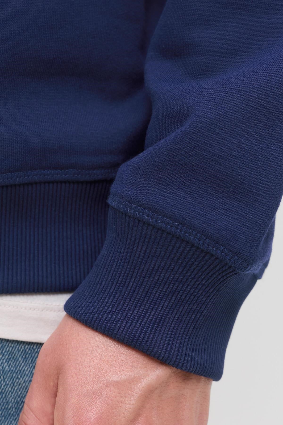 Jack & Jones JORNORREBRO Nakış Detaylı Bisiklet Yaka Erkek Sweatshirt 