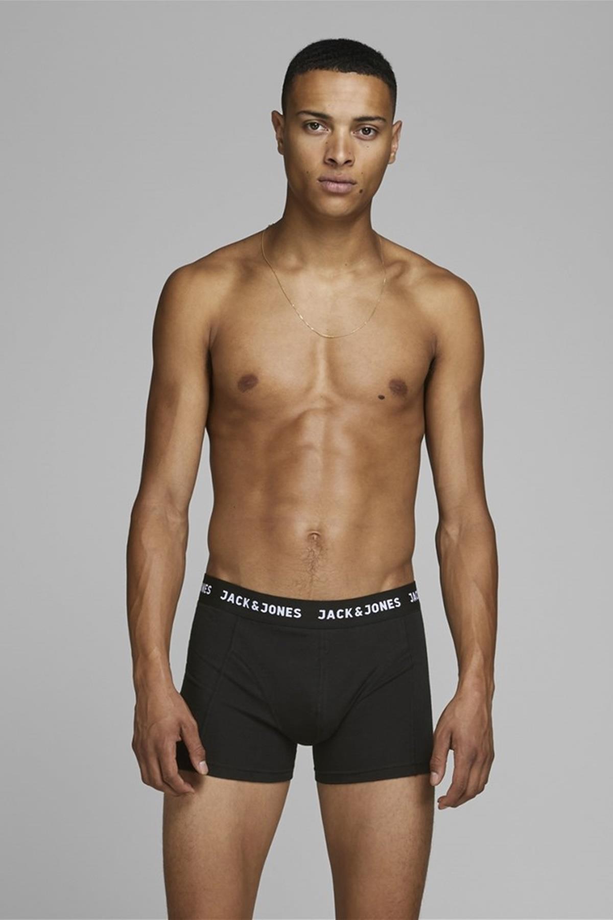 JACK&JONES JACANTHONY TRUNKS 3 PACK BLACK 12171944 