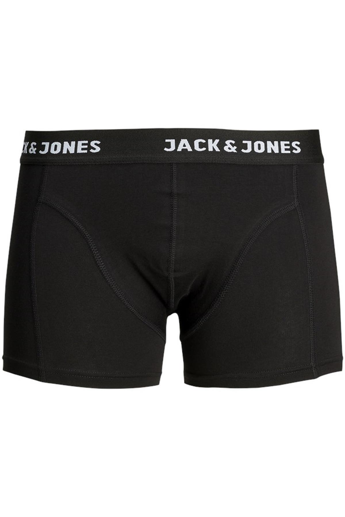 JACK&JONES JACANTHONY TRUNKS 3 PACK BLACK 12171944 