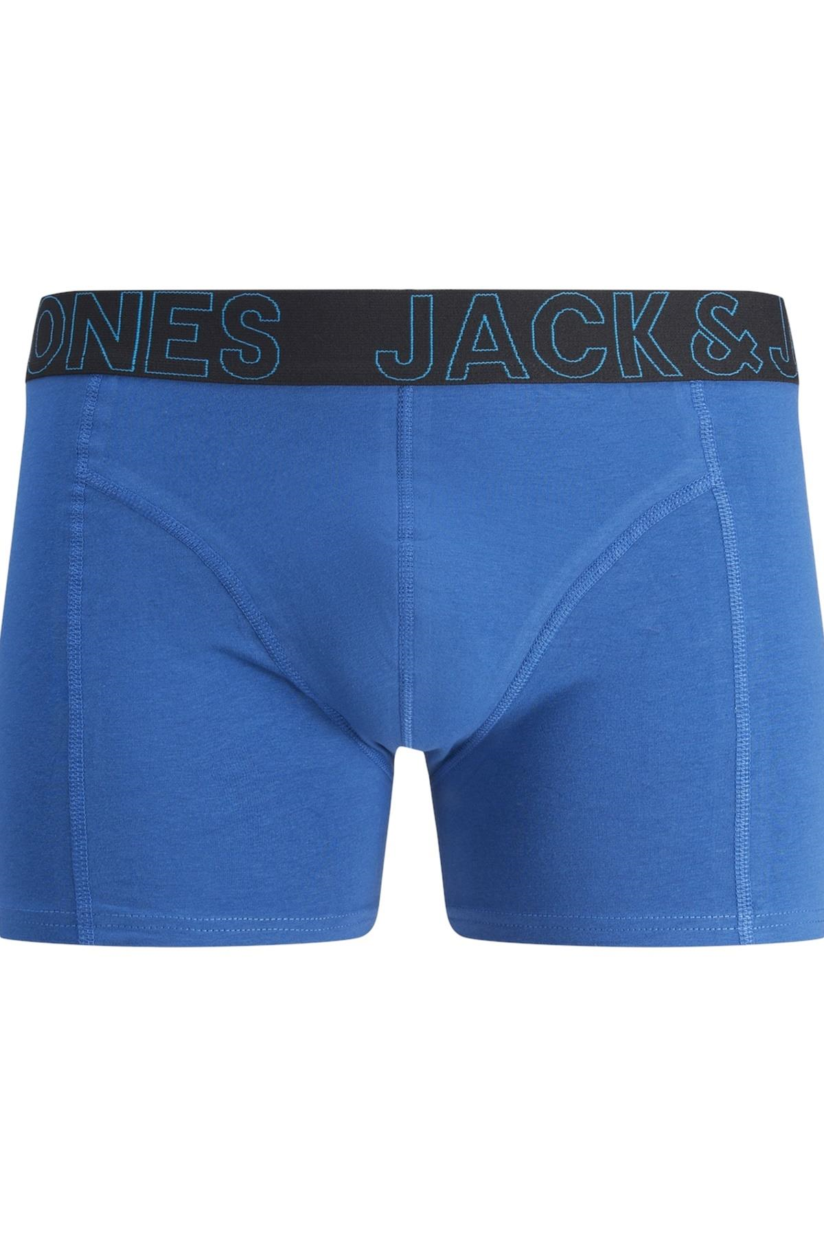 JACMURPHY SOLID TRUNKS 3 PACK MAVİ12263892