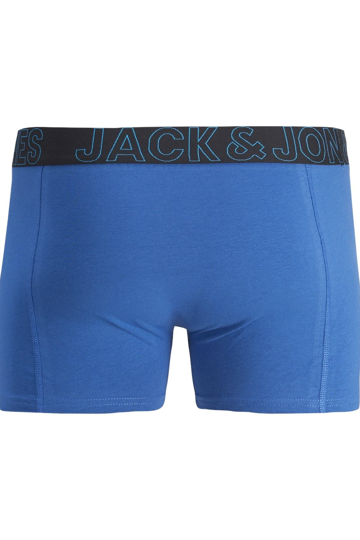JACMURPHY SOLID TRUNKS 3 PACK MAVİ12263892