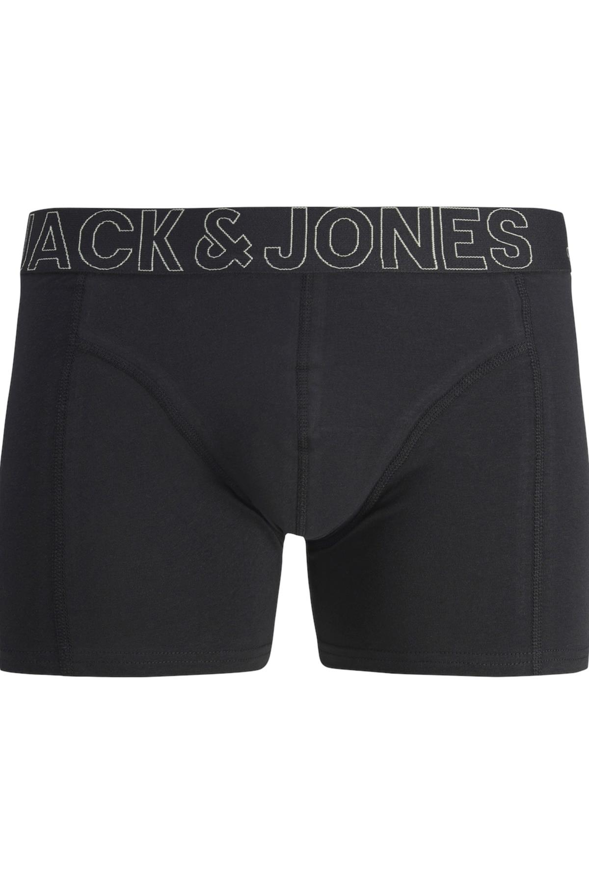 JACMURPHY SOLID TRUNKS 3 PACK MAVİ12263892