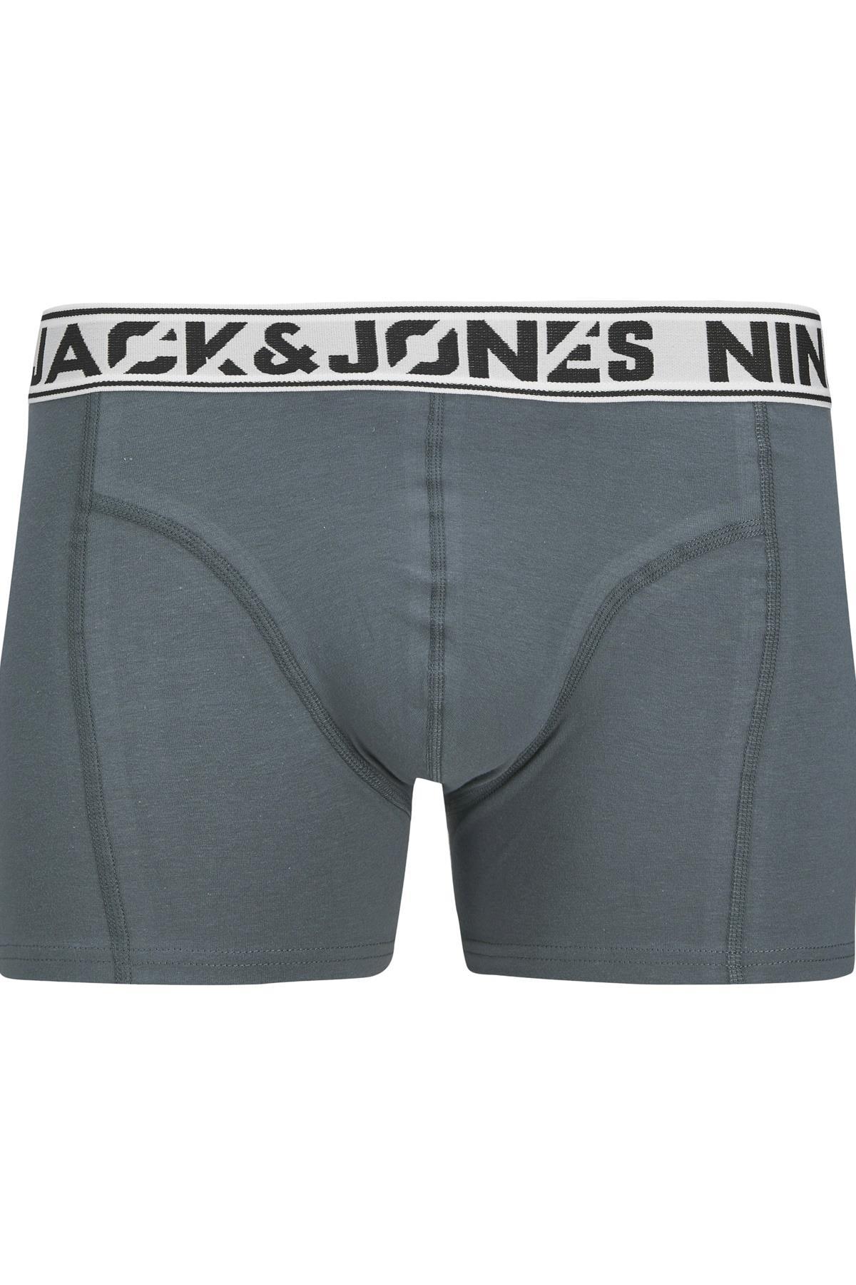 JACNINE.ZERO SOLID TRUNKS 3 PACK ANTRASİT
