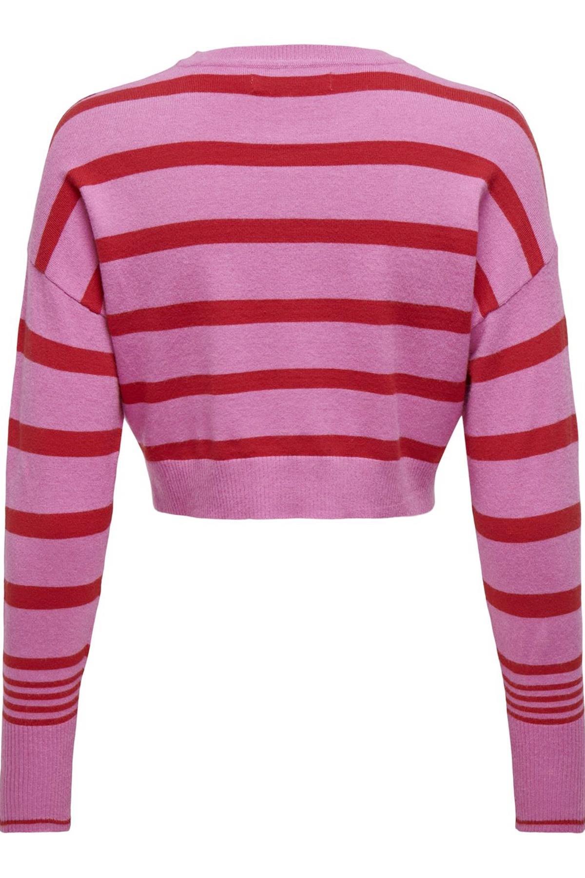 ONLIBI LS CROPPED PULLOVER CC KNT 