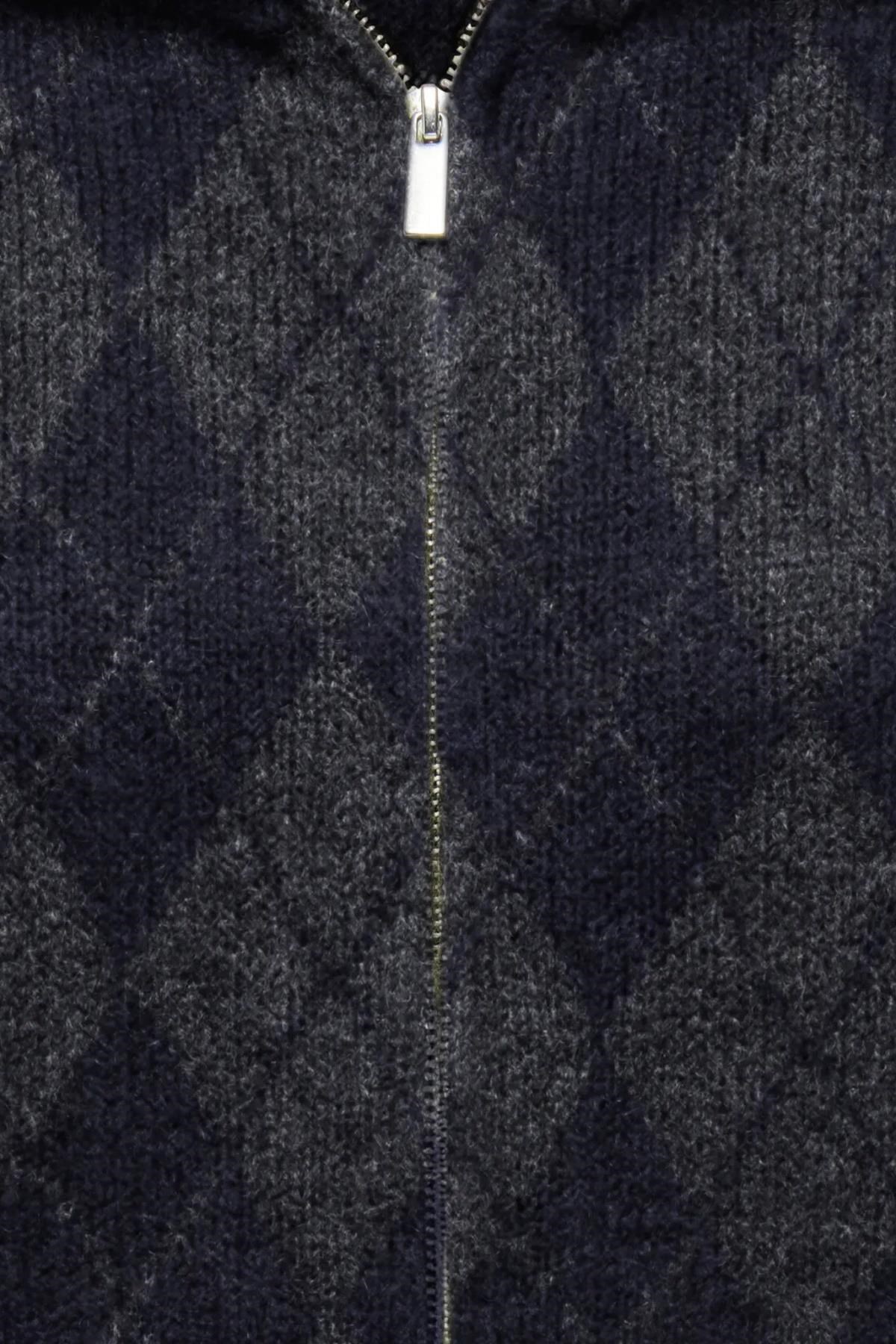 ONLMAROON LS ZIP COLLAR CARDIGAN KNT 