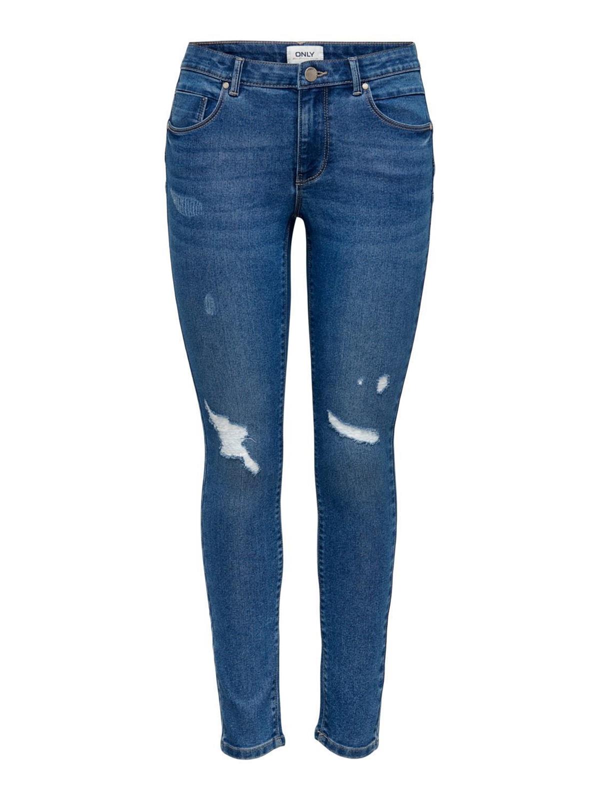 ONLY ONLDAISY REG PUSH BAYAN SİYAH KOT PANTOLON 