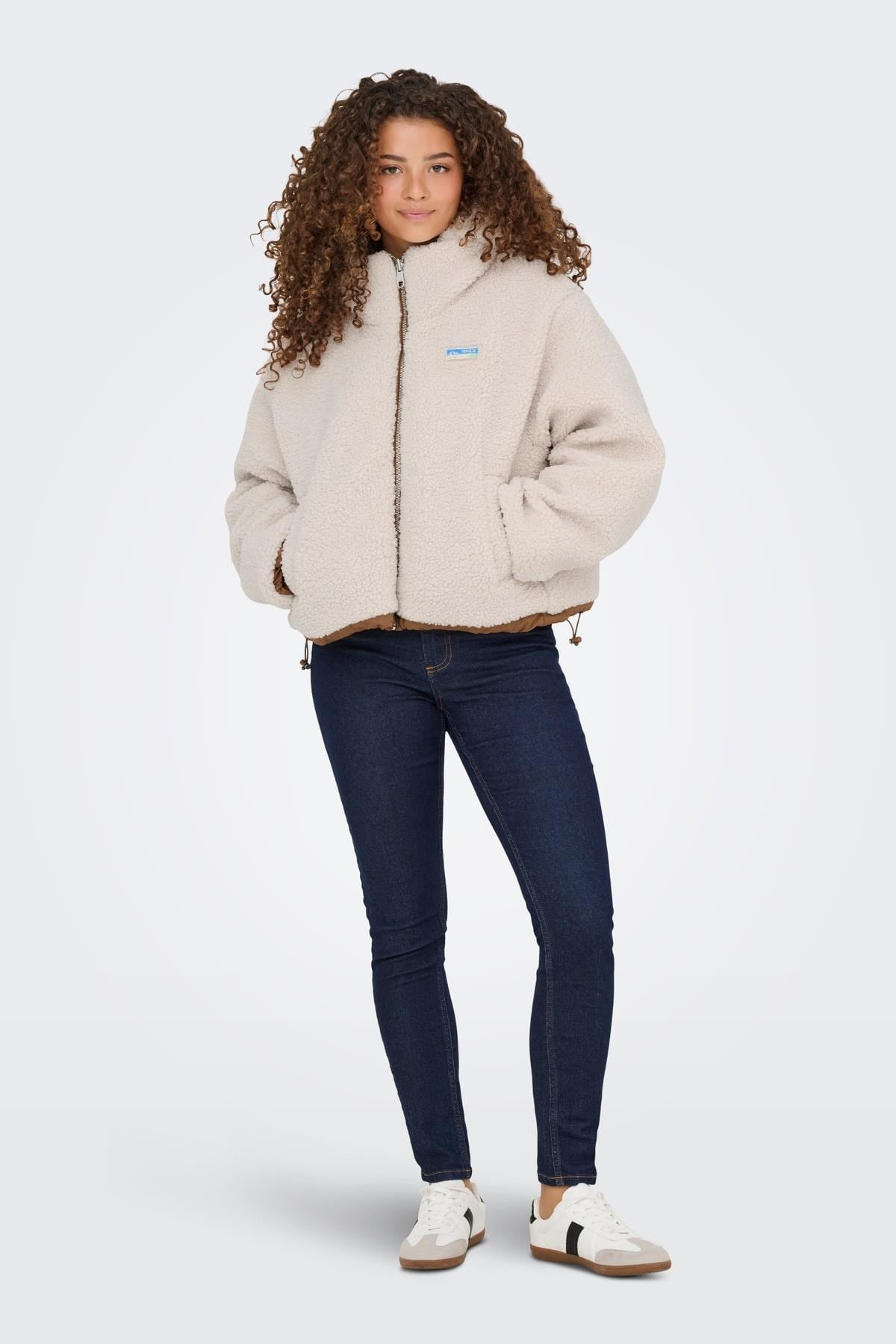 Only ONLMARIA Kadın Çift Taraflı Şişme Mont Puffer Ceket Günlük Rahat 