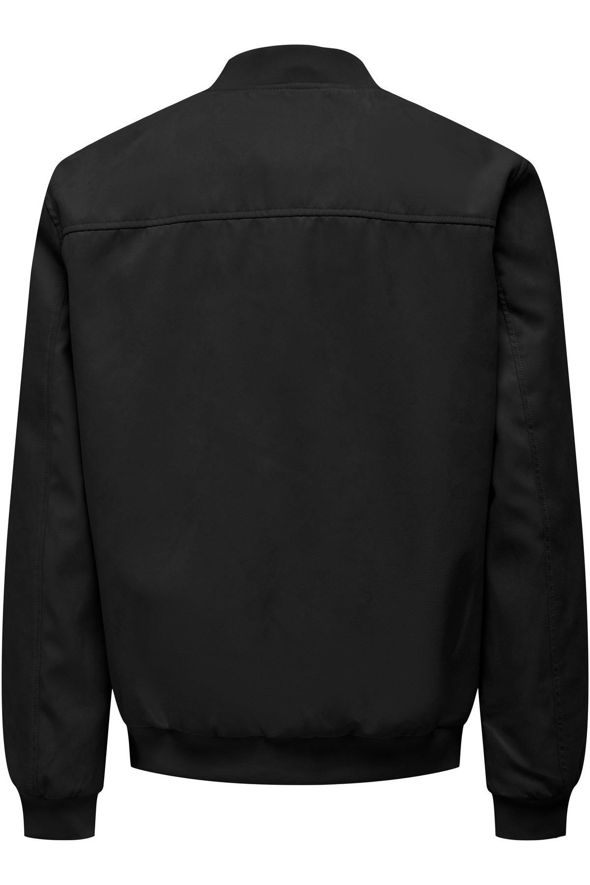 Only & Sons ONSLUCAS Erkek Süet Görünümlü Bomber Ceket Günlük Rahat Şık 
