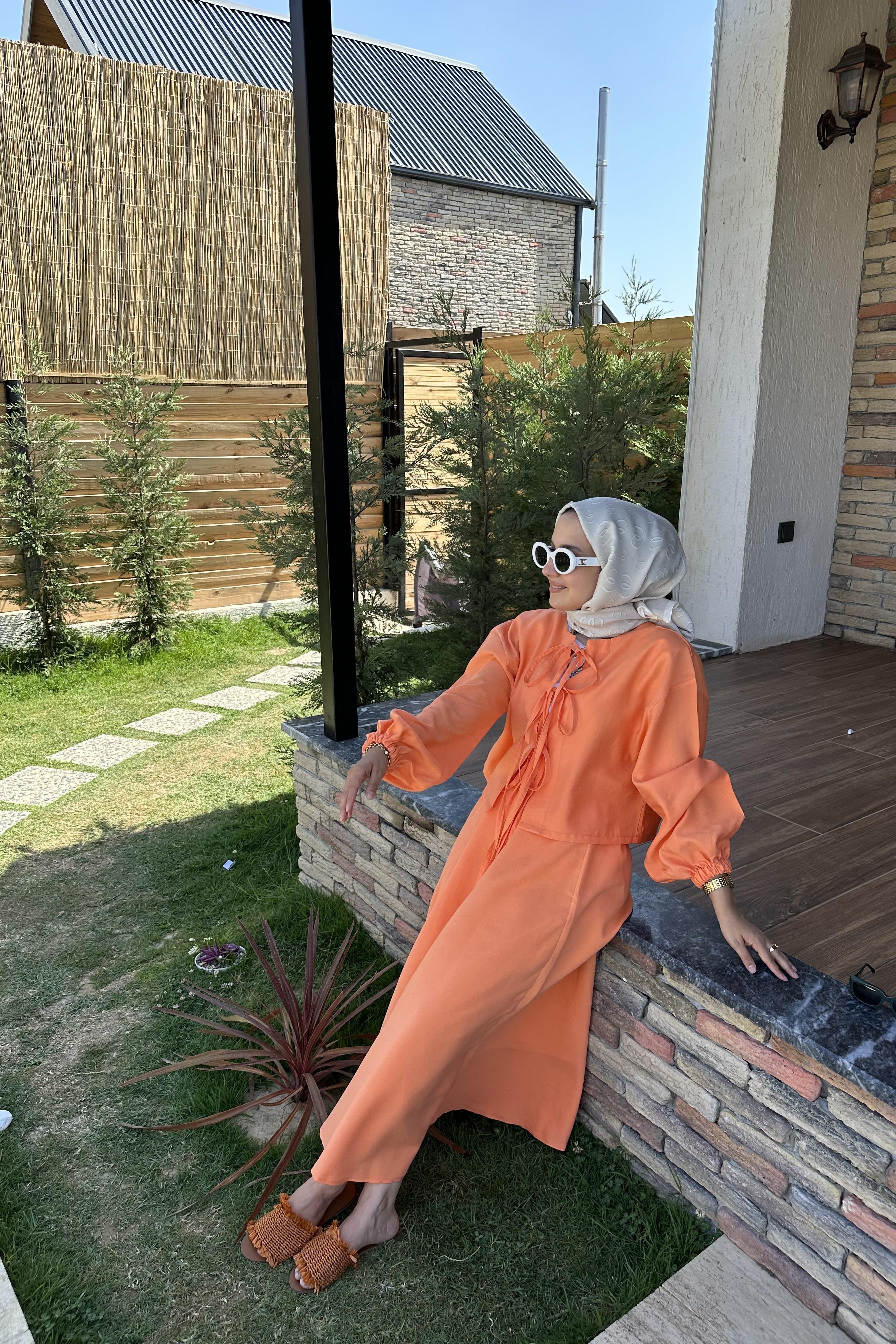 Kayısı Bağlama Etekli Takım