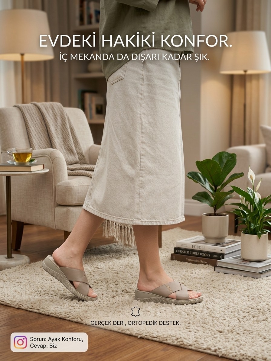 Ortobella Comfort Topuk Dikeni Terliği 28531