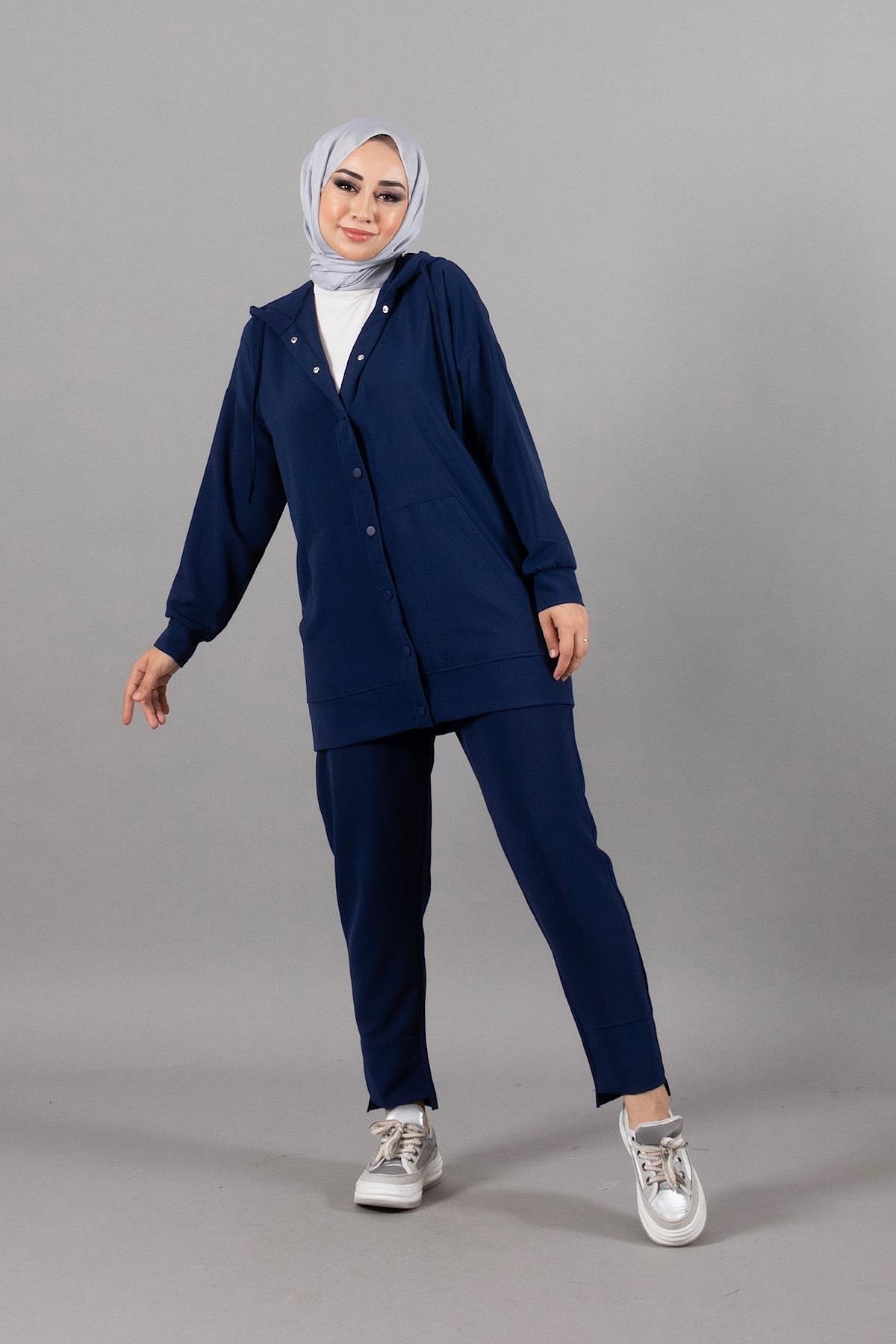 Ayrobin Cepli Linda Takım Lacivert