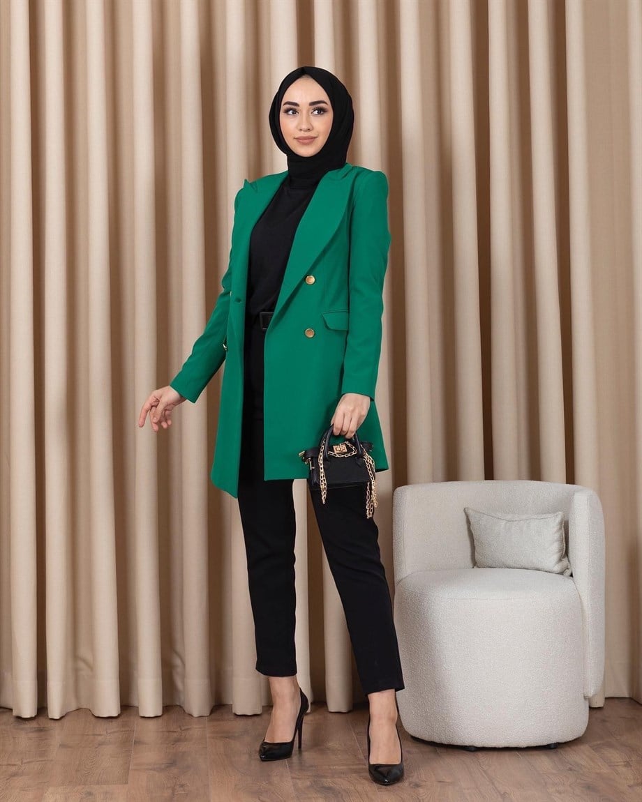 Blazer Yeşil Ceket 