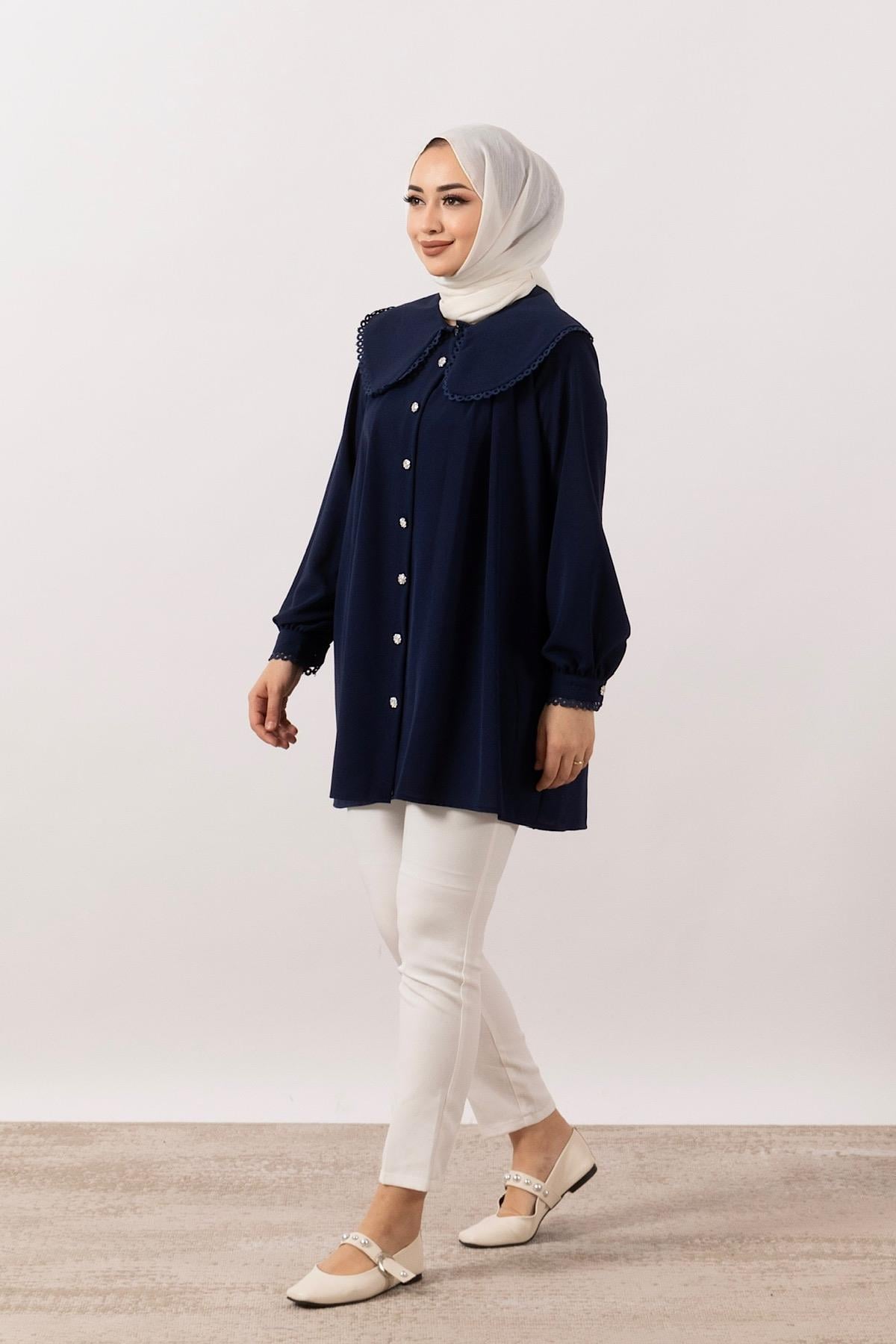 Dantelli Bebe Taka Tunik Lacivert