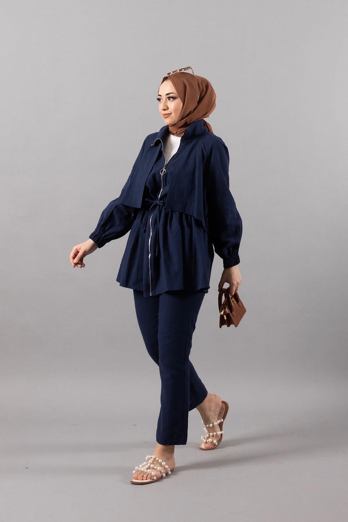 Dina Keten Takım Lacivert