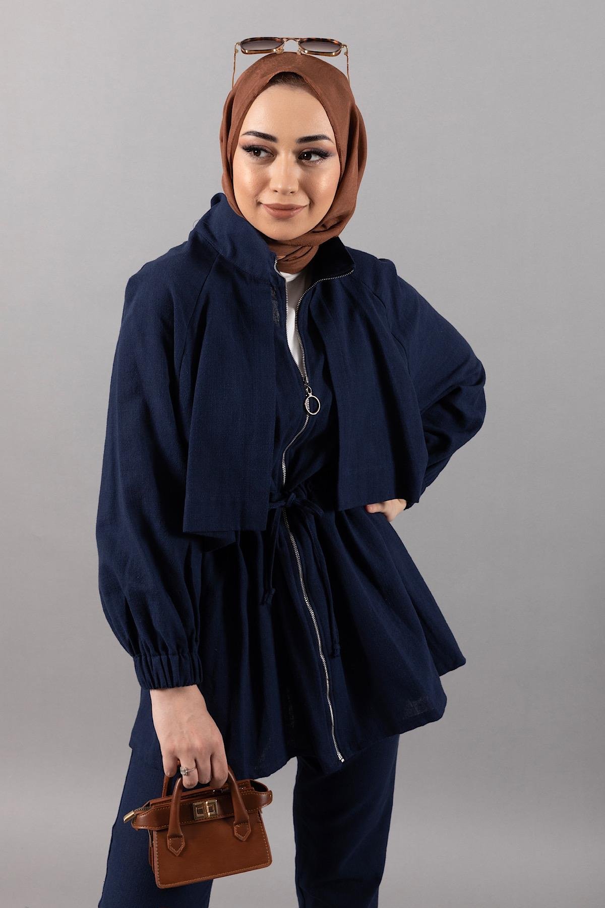 Dina Keten Takım Lacivert