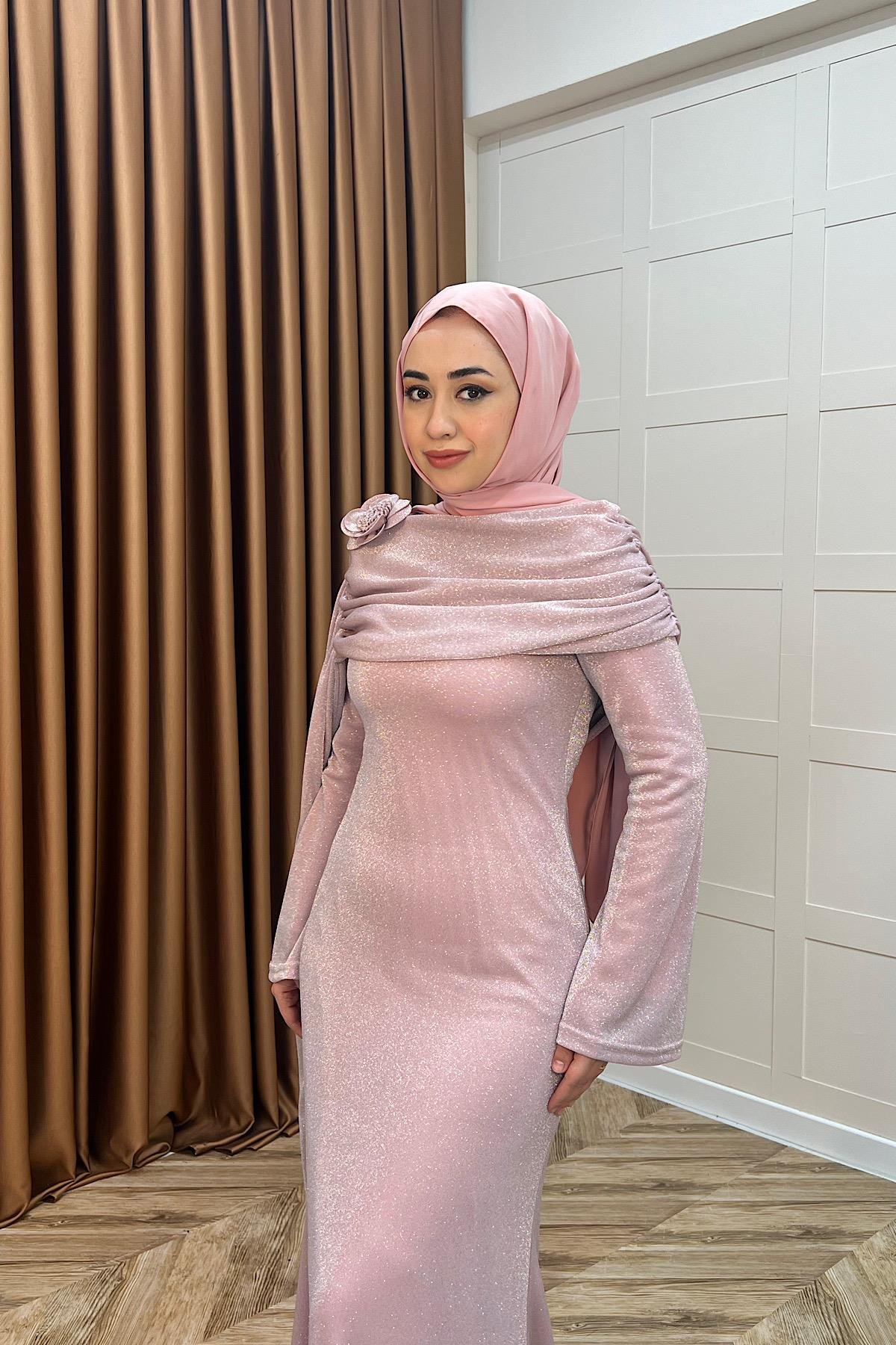 Elara Balık Abiye Pudra