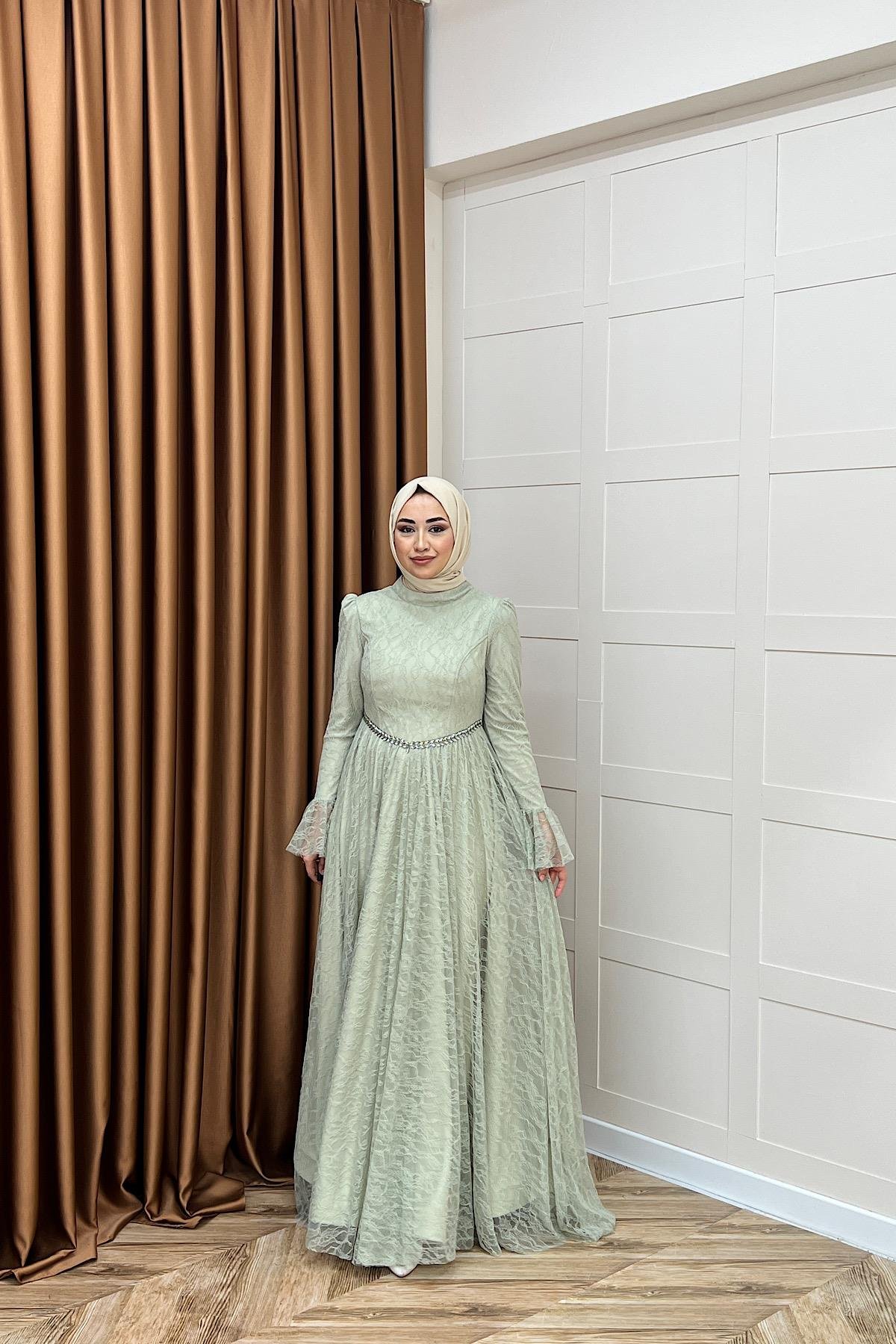 Elena Dantel Abiye Mint