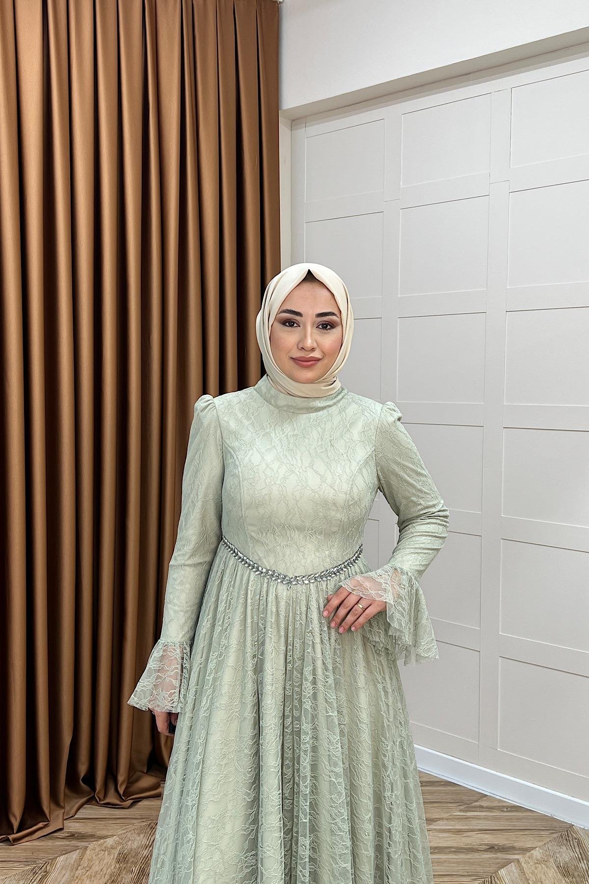 Elena Dantel Abiye Mint