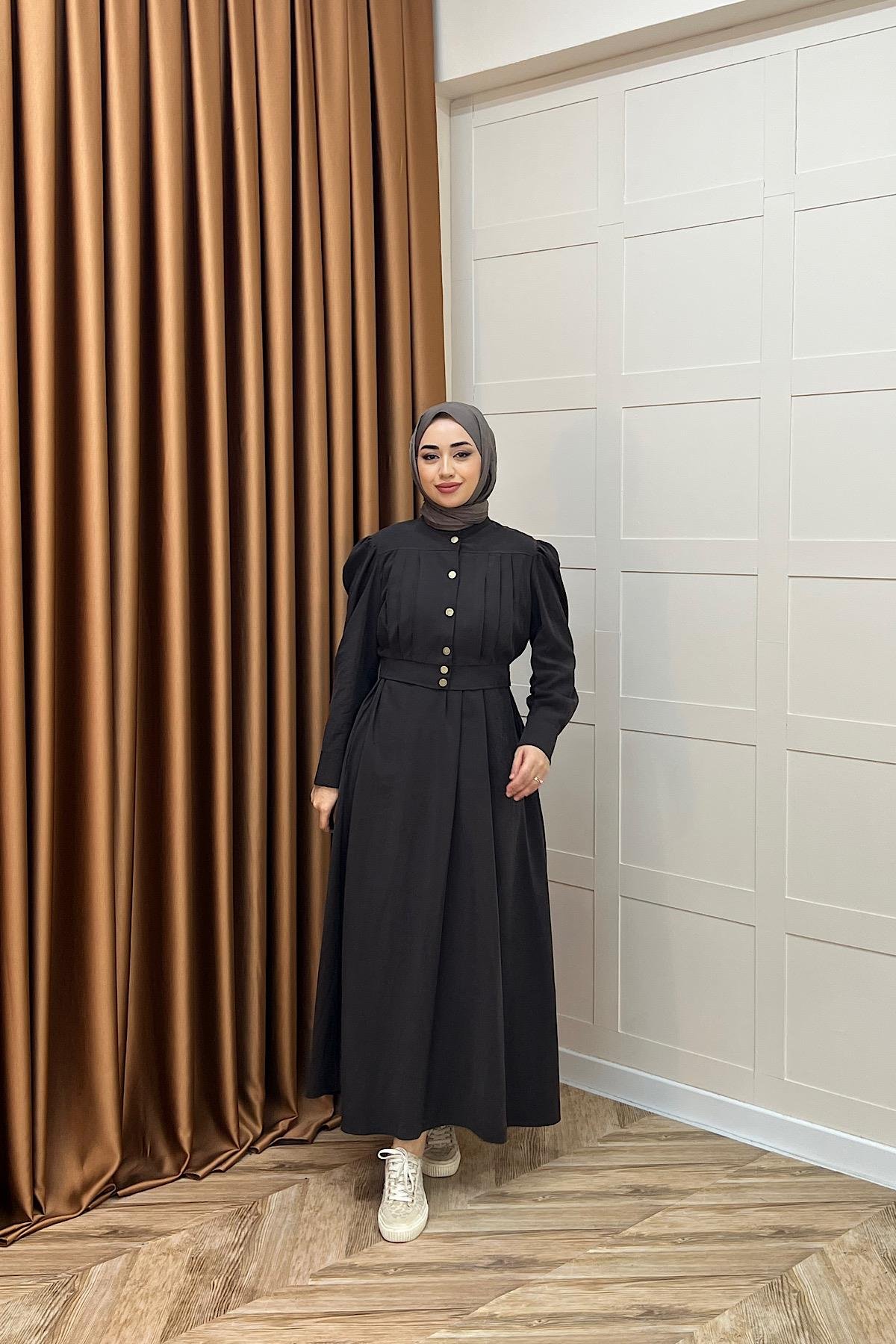 Elisa İkili Elbise Kahverengi