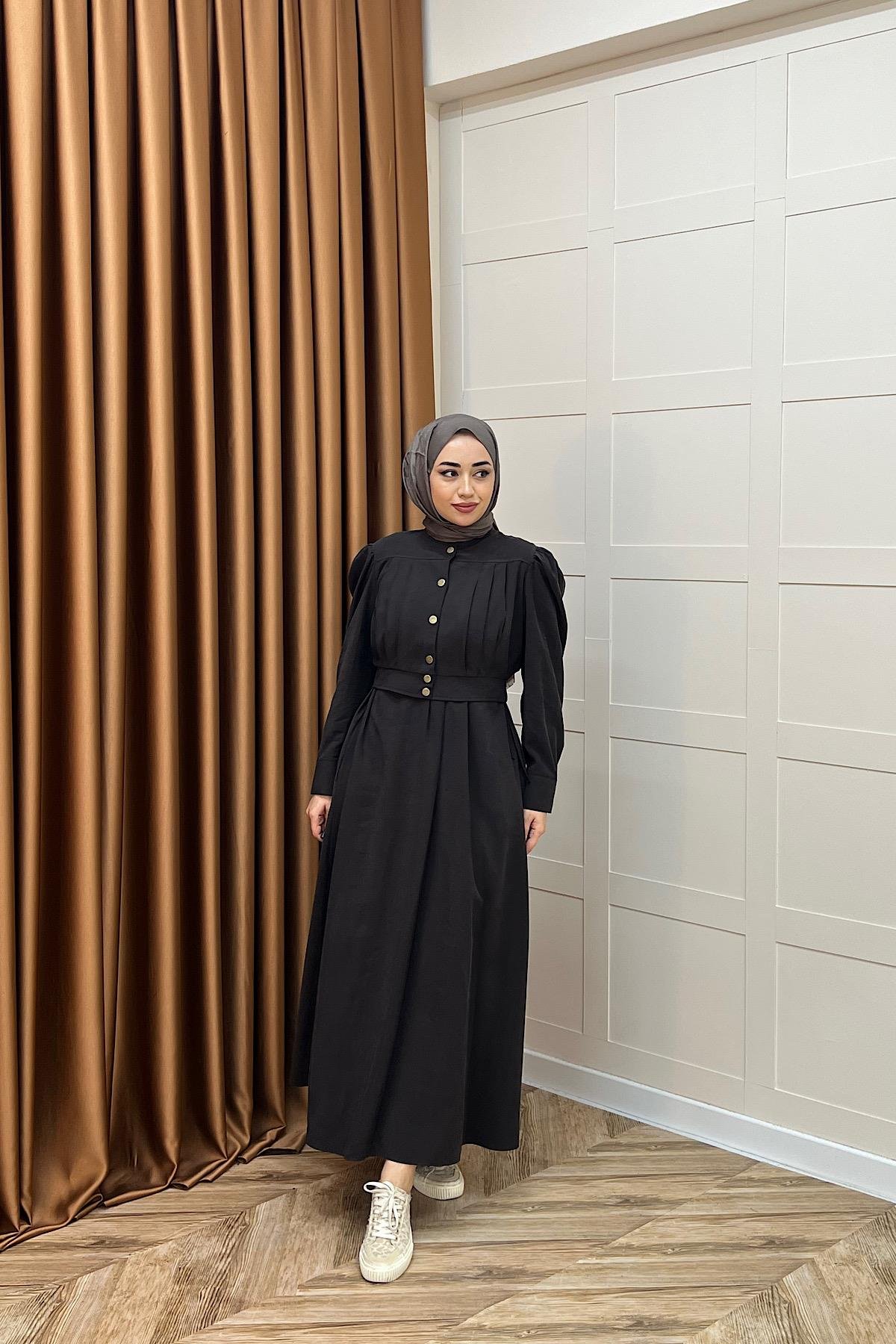 Elisa İkili Elbise Kahverengi