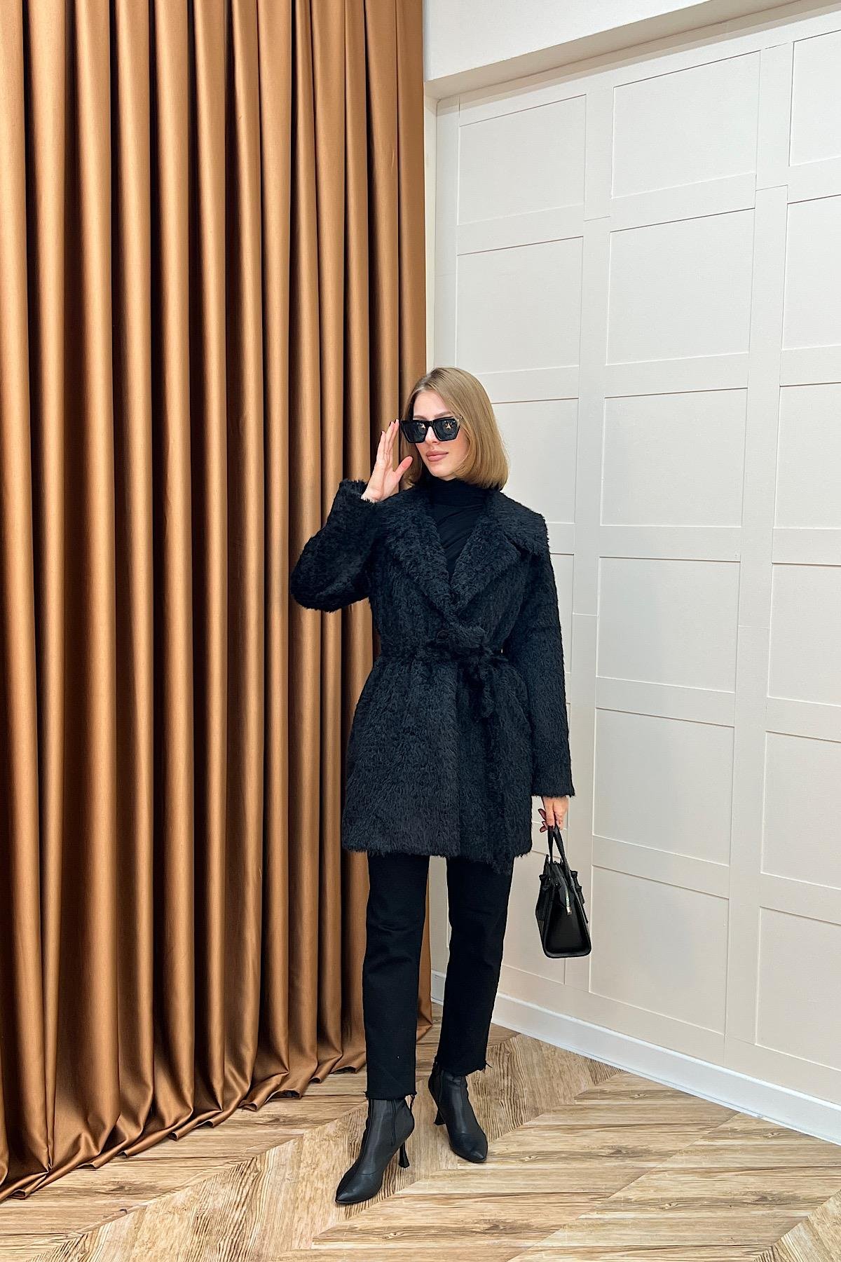 Grok Peluş Kaban Siyah