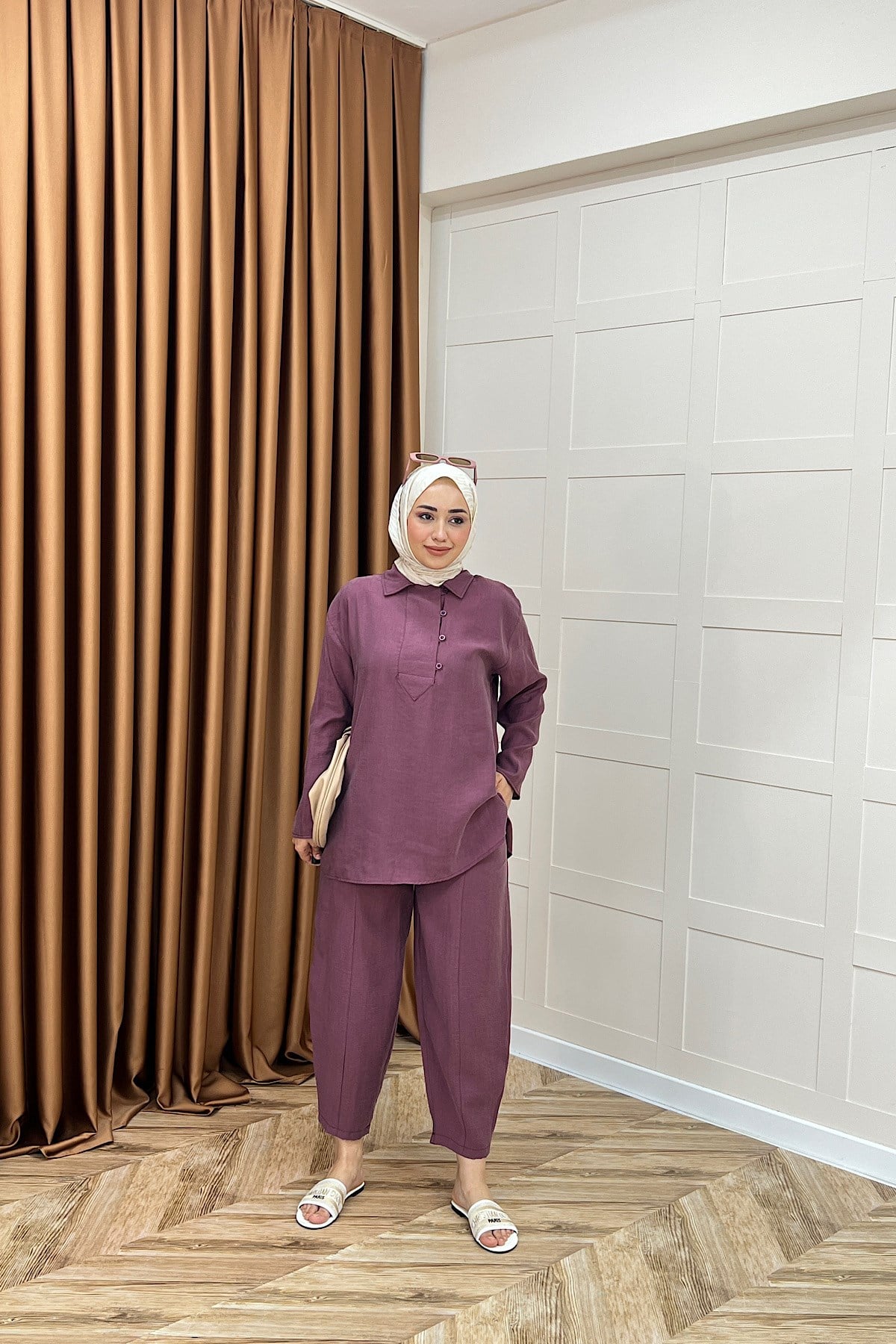 Hazel İkili Takım Gül Kurusu