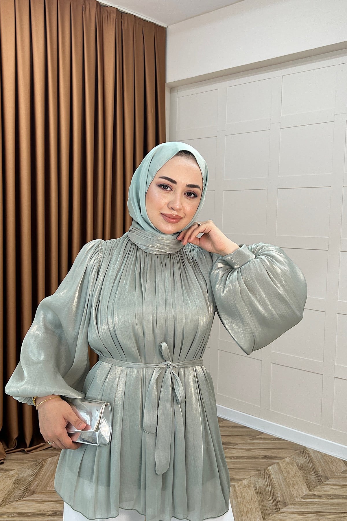 Hope Balon Kol Tunik Mint