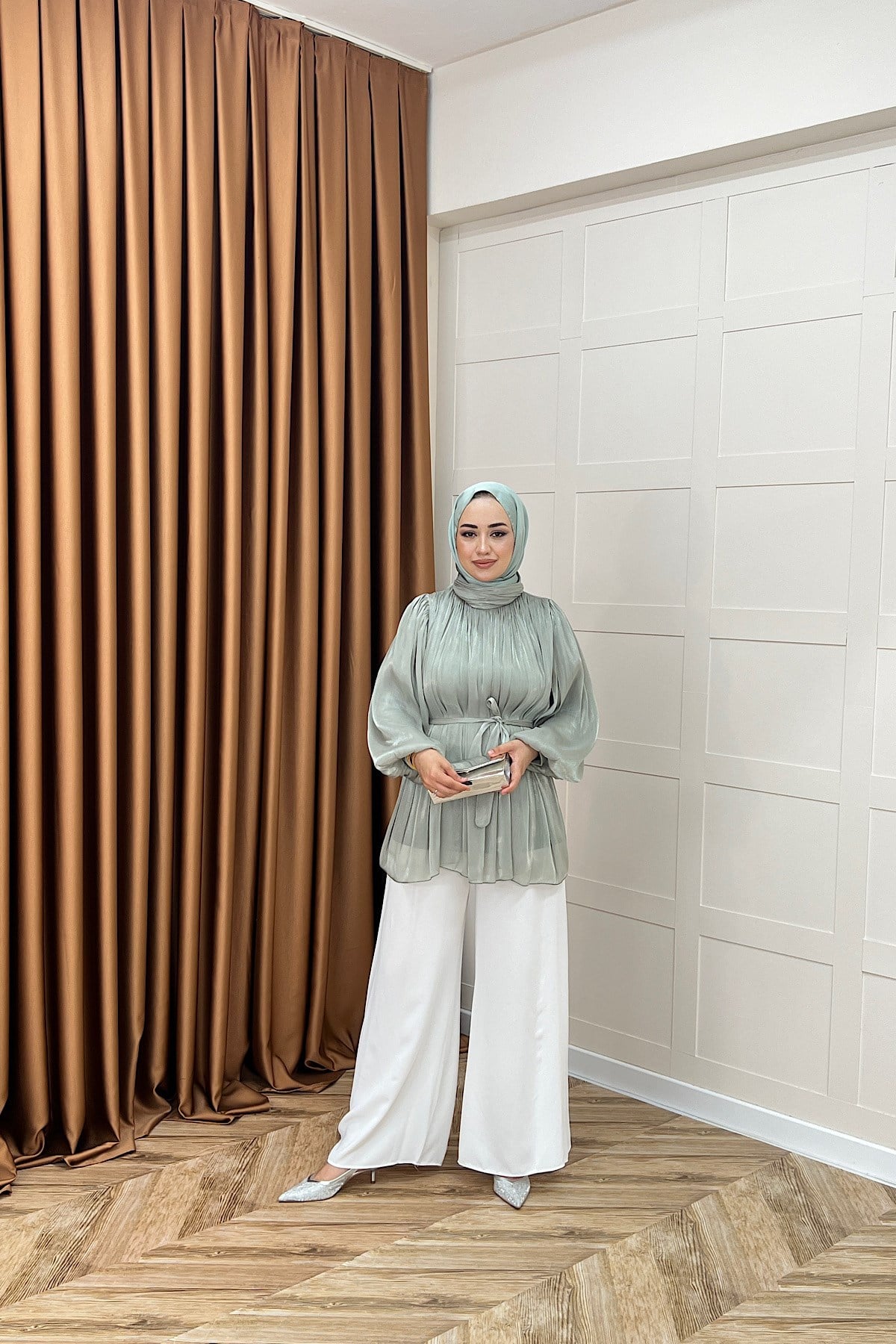 Hope Balon Kol Tunik Mint