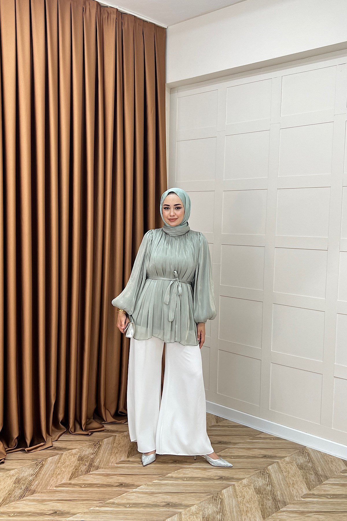 Hope Balon Kol Tunik Mint