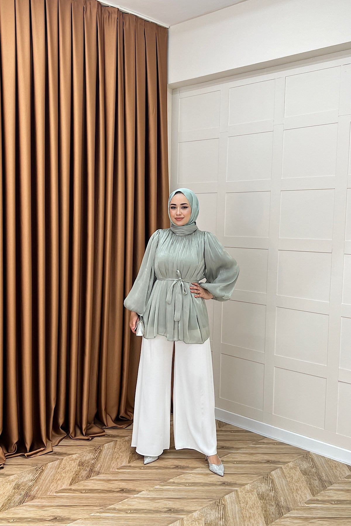 Hope Balon Kol Tunik Mint