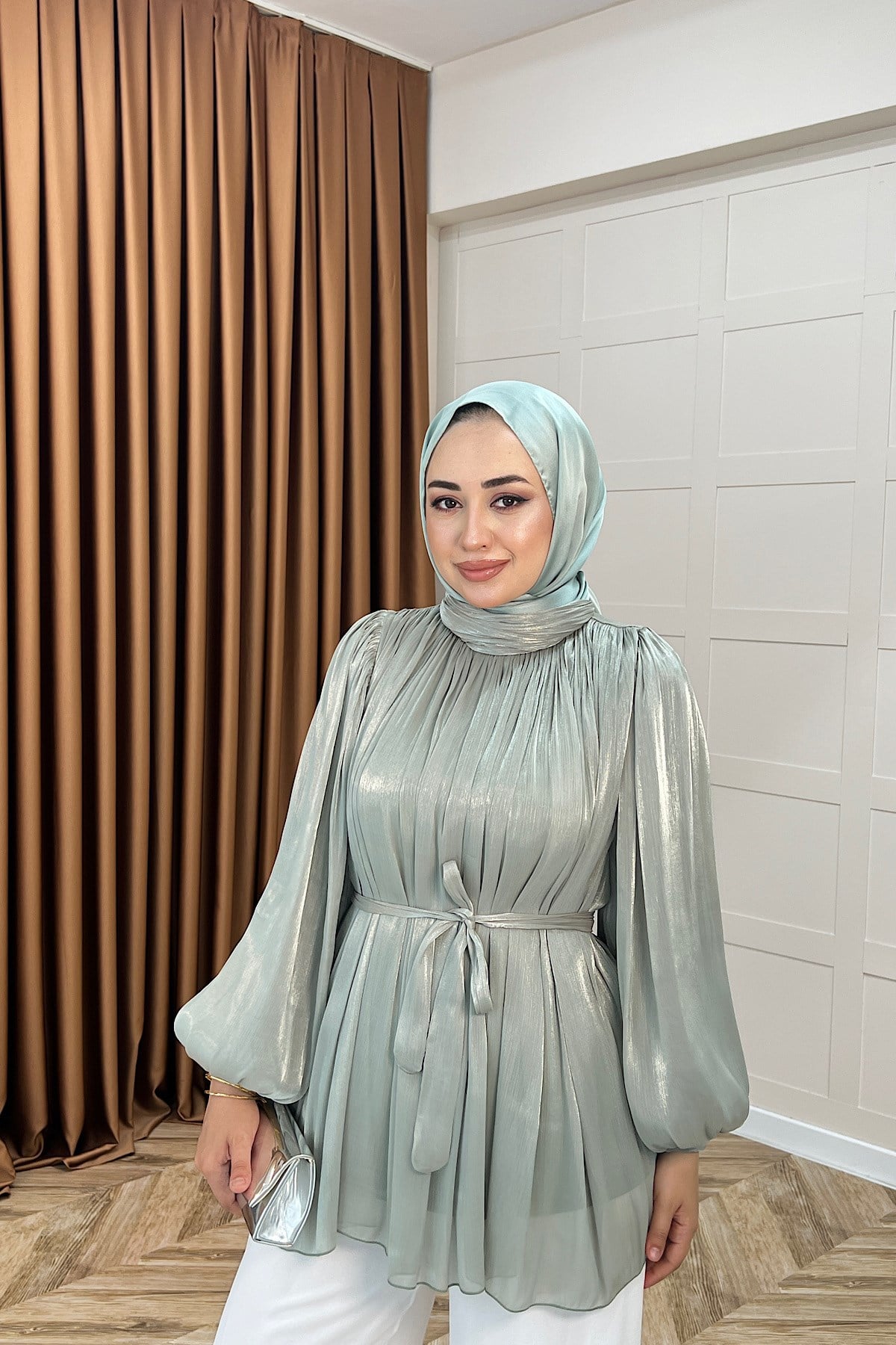 Hope Balon Kol Tunik Mint
