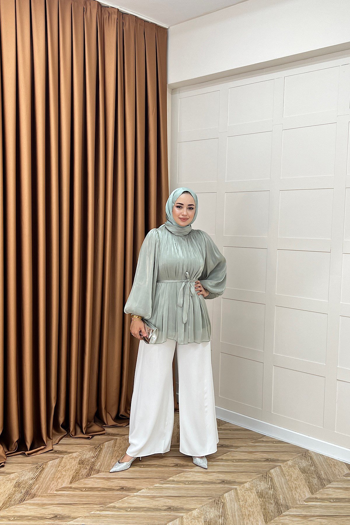 Hope Balon Kol Tunik Mint