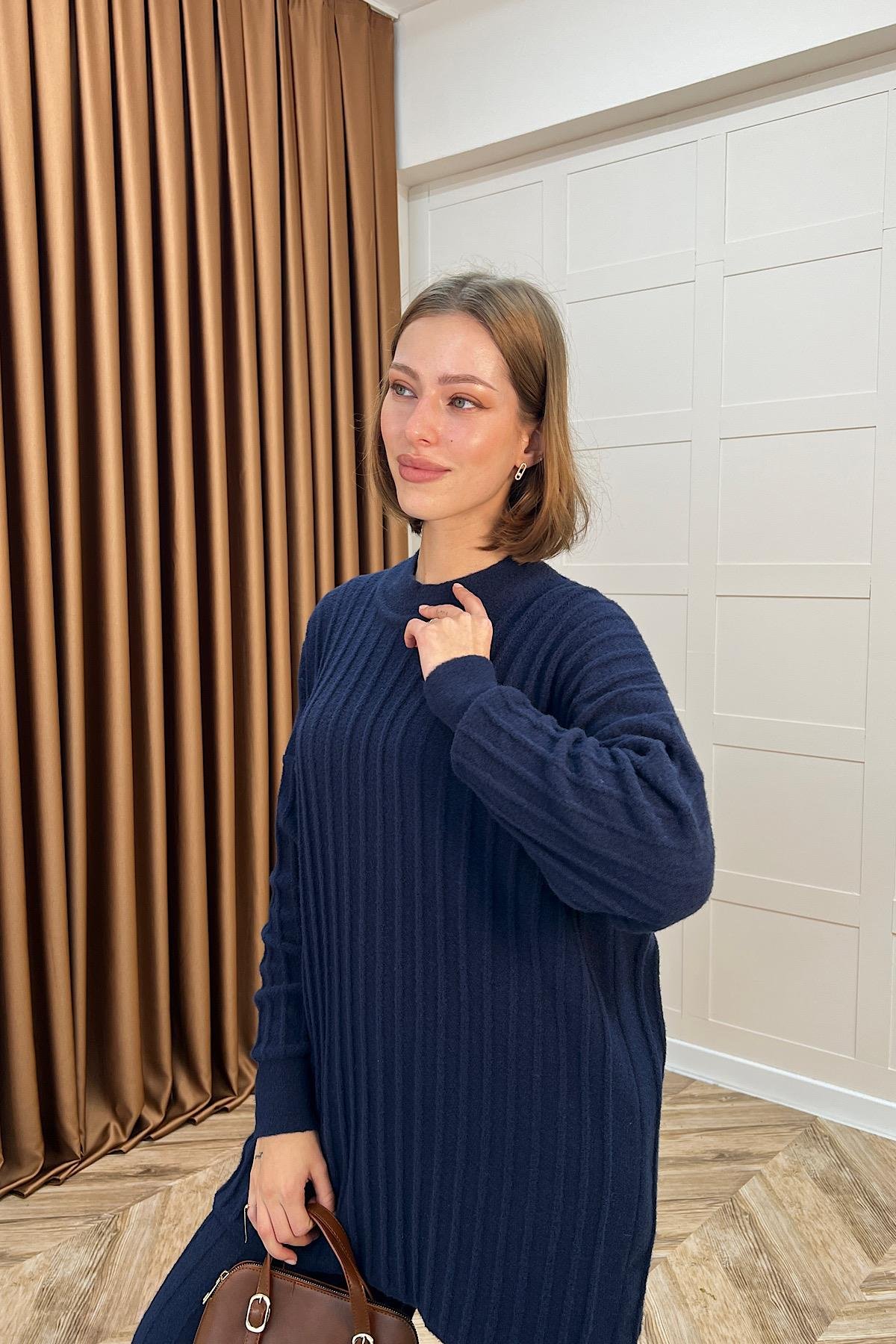 Kripto Keçe Sakal Triko Takım Lacivert