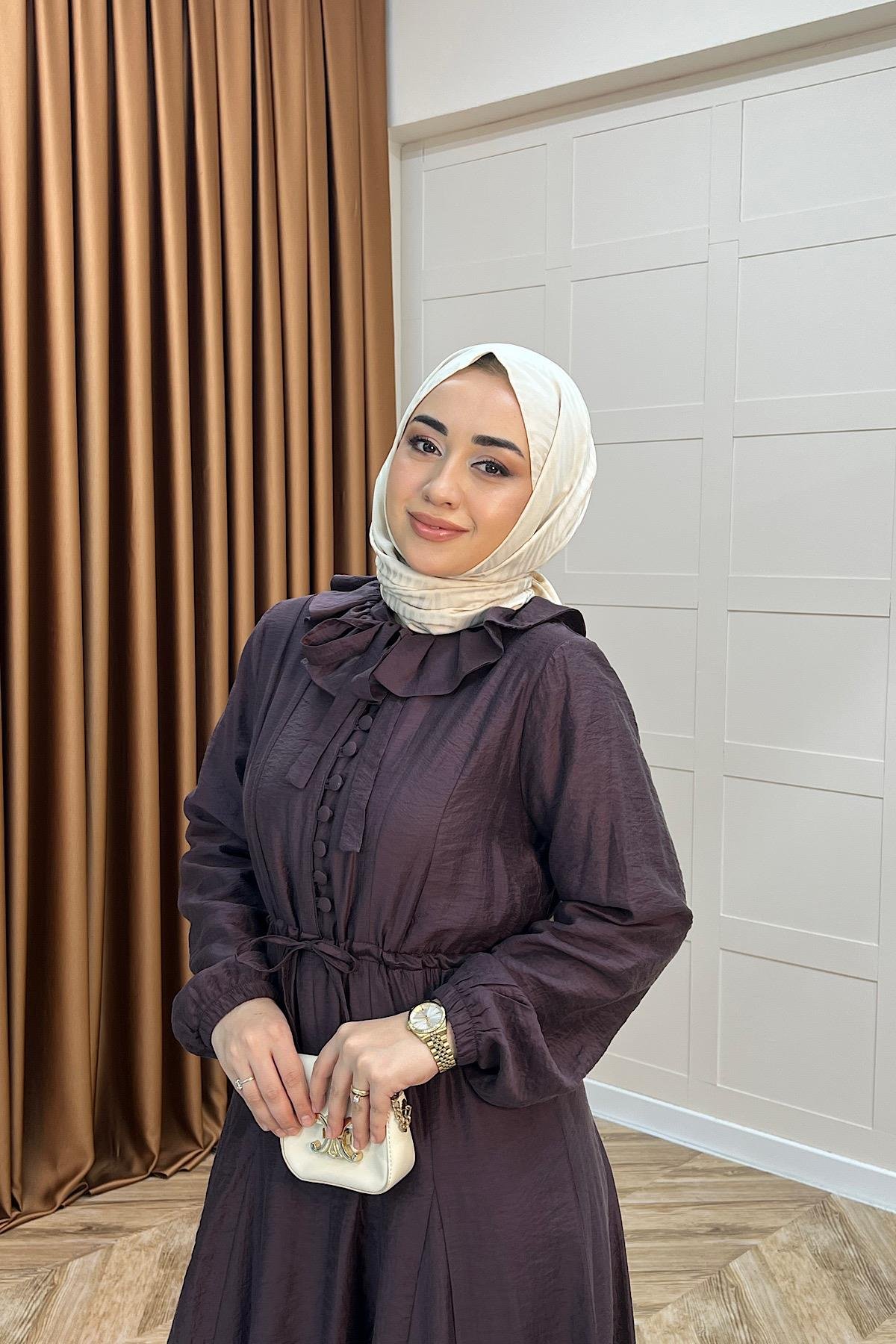 Lena Vual Elbise Mürdüm