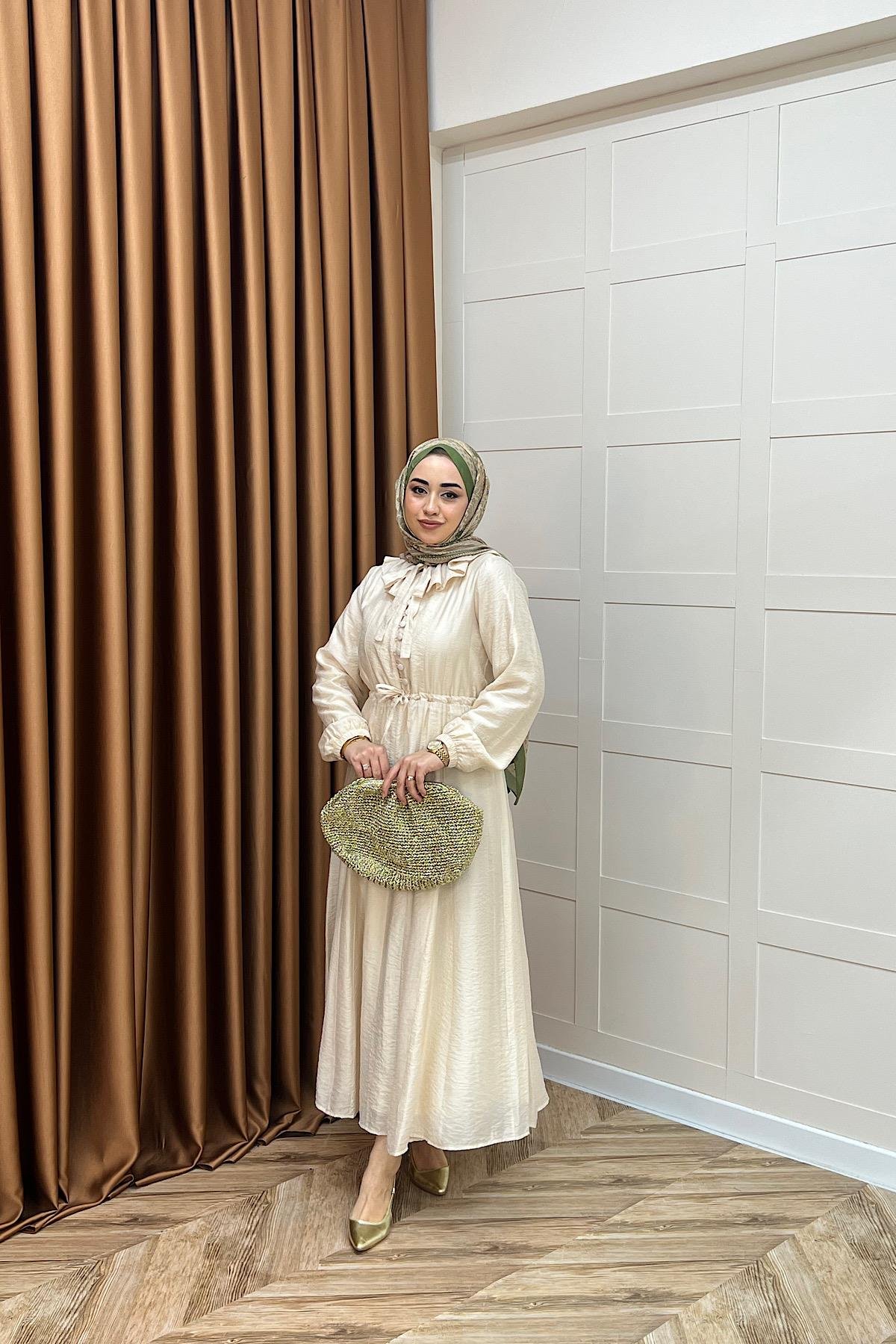 Lena Vual Elbise Taş