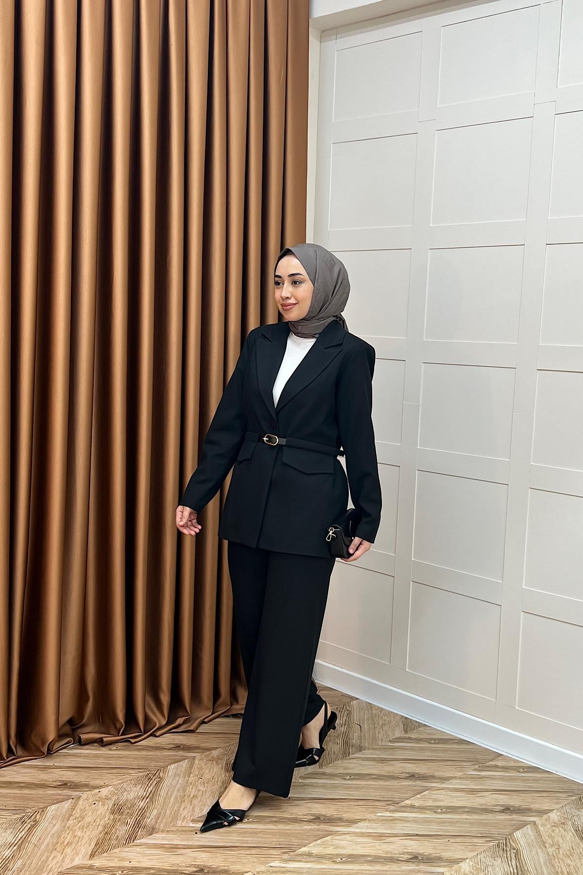 Lovel İkili Ceket Takım Siyah