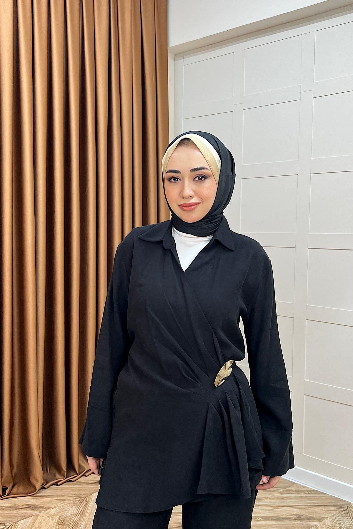 Mihri İkili Takım Siyah