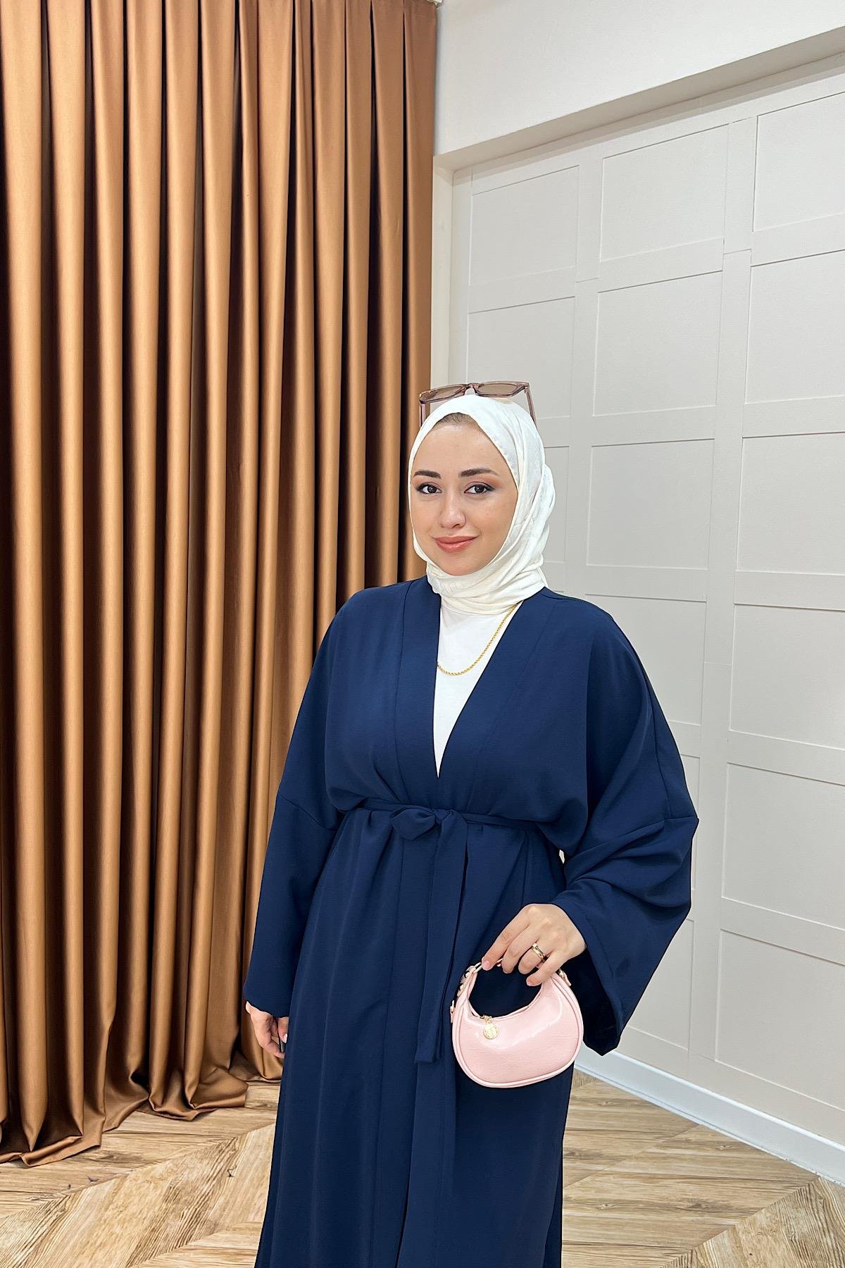 Mina İkili Kimono Takım Lacivert