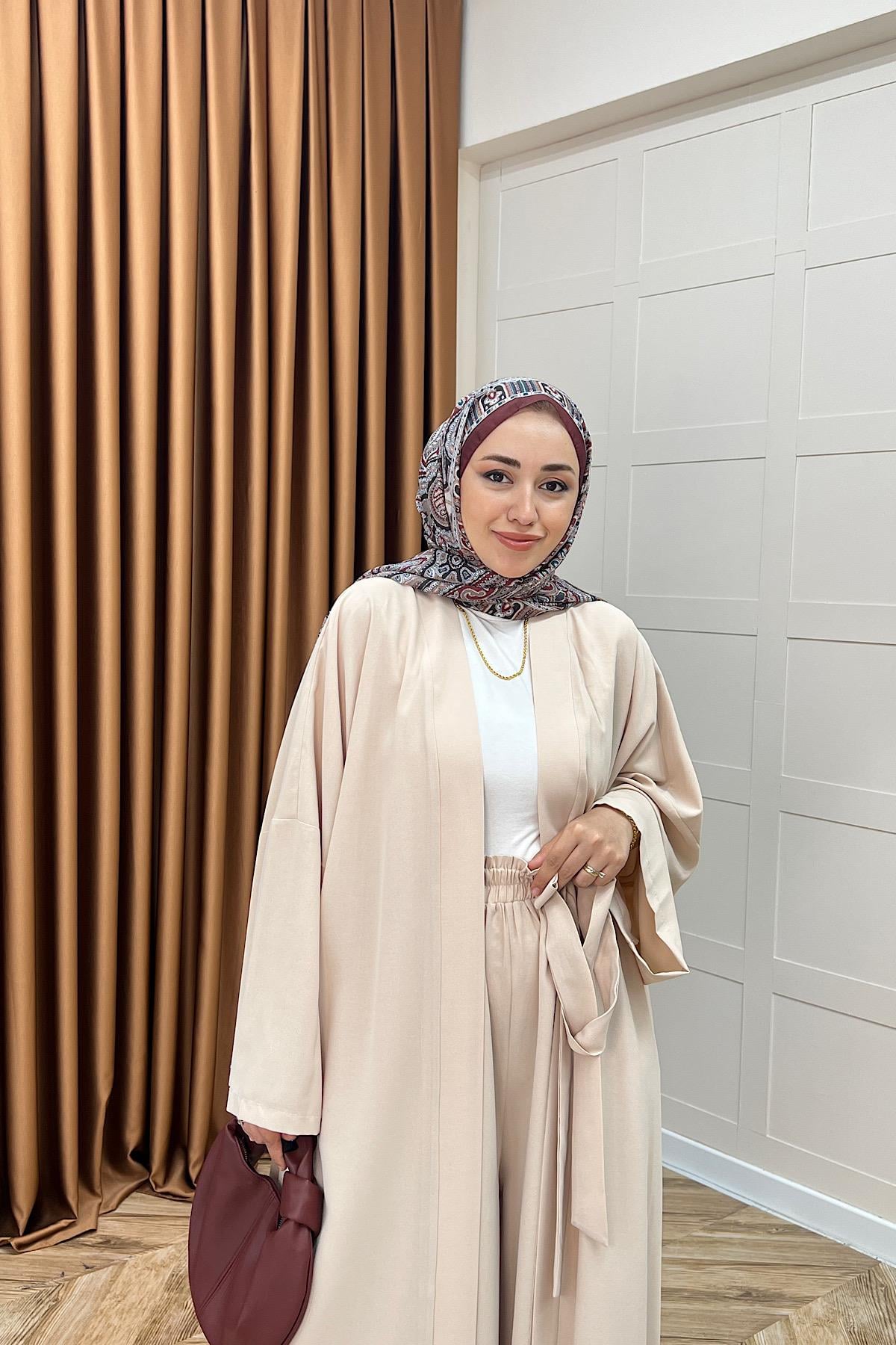 Mina İkili Kimono Takım Taş