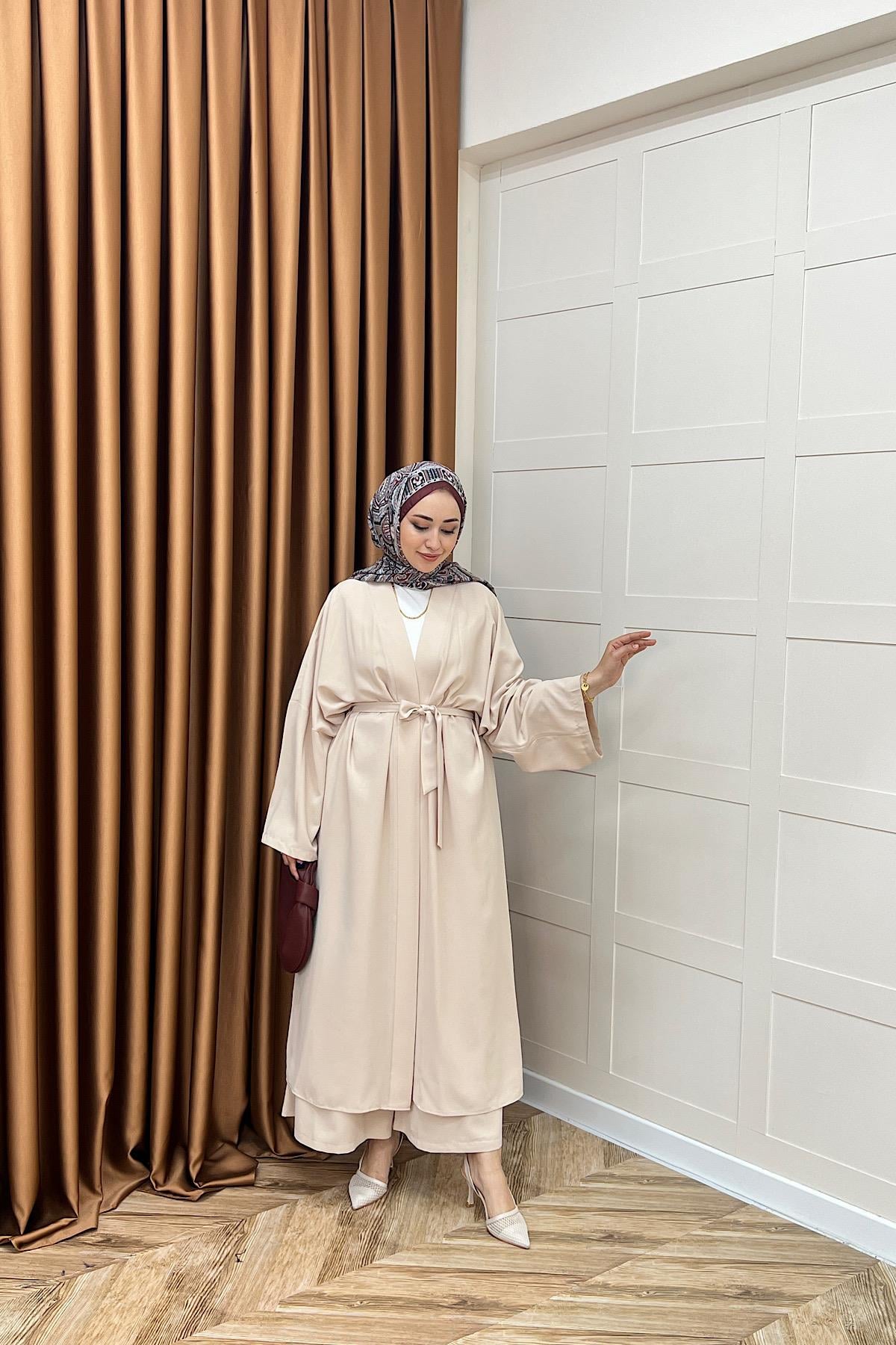 Mina İkili Kimono Takım Taş