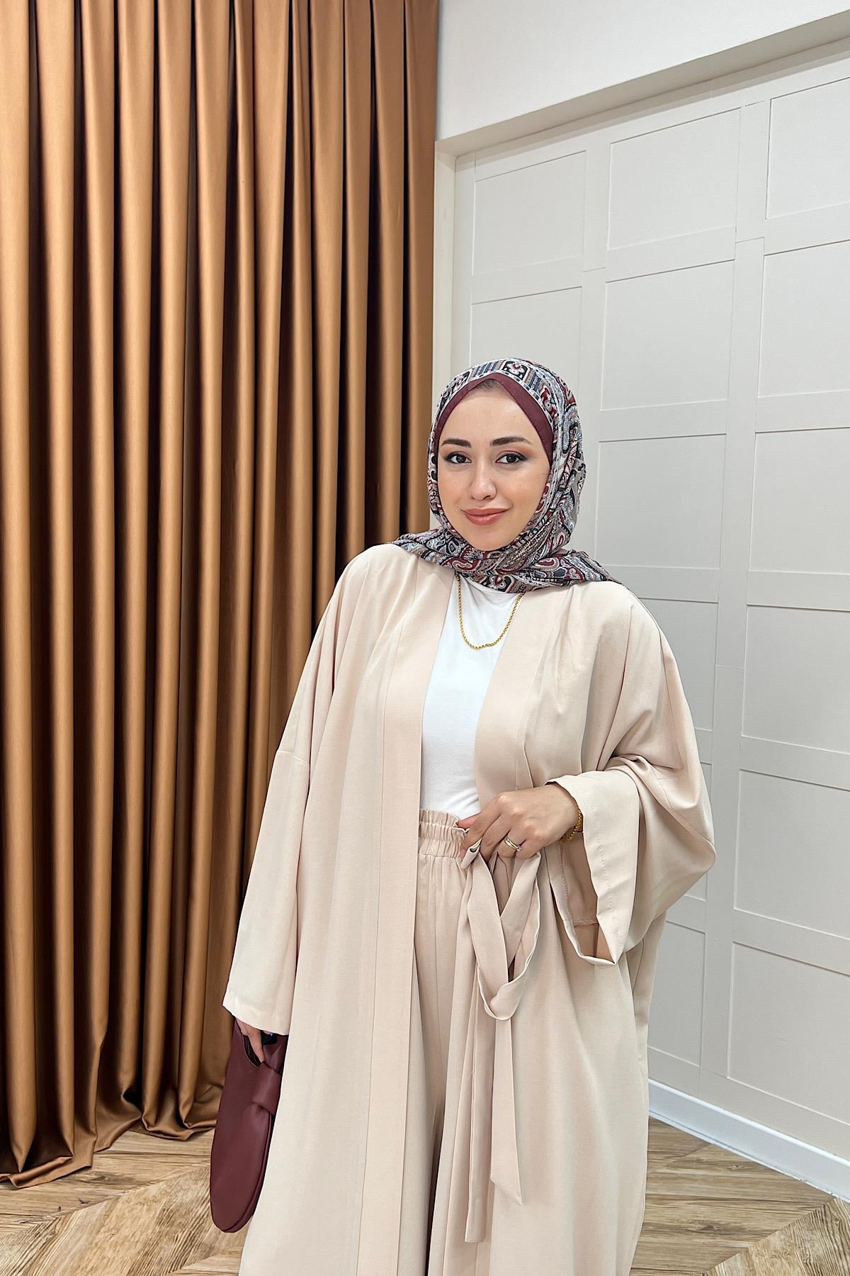 Mina İkili Kimono Takım Taş
